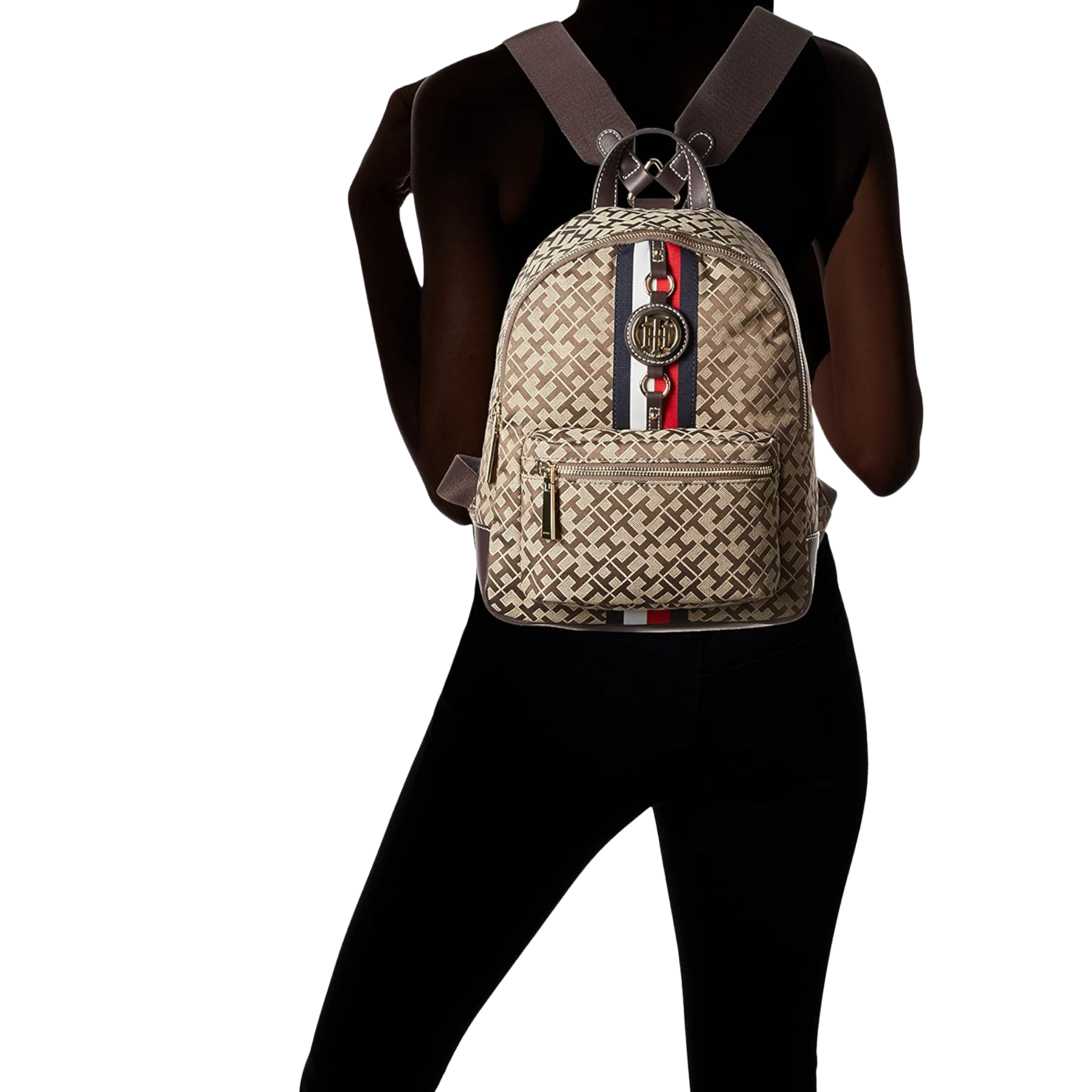 Tommy Hilfiger Women Jaden Plus Mini Backpack - Chocolate