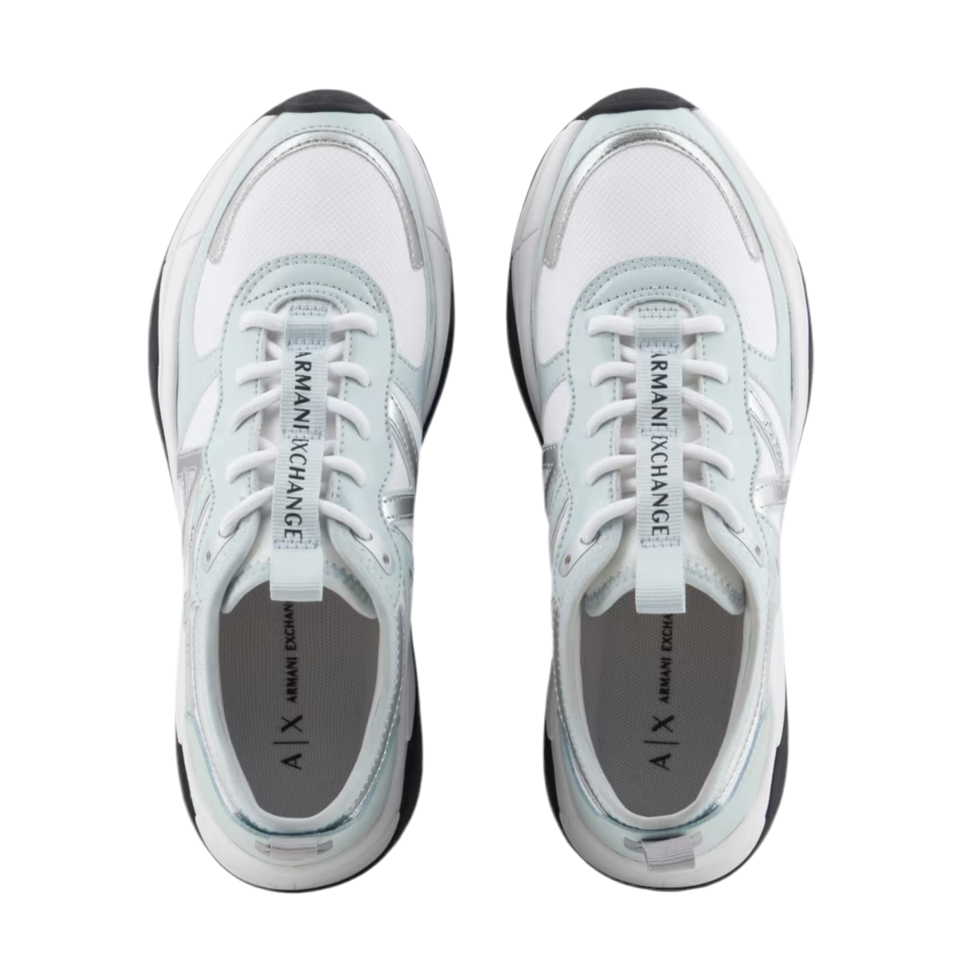 Armani Exchange Women's Chunky Sneaker - Light blue