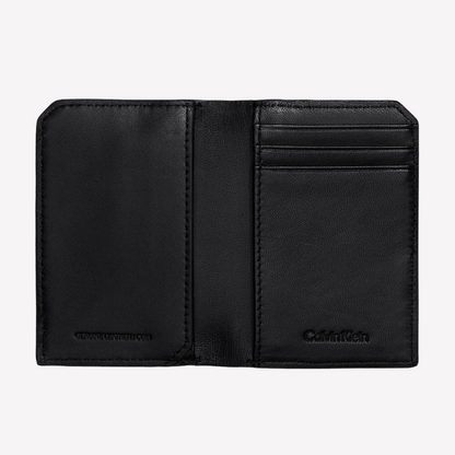 Calvin Klein Refined Saffiano Compact Wallet - Black