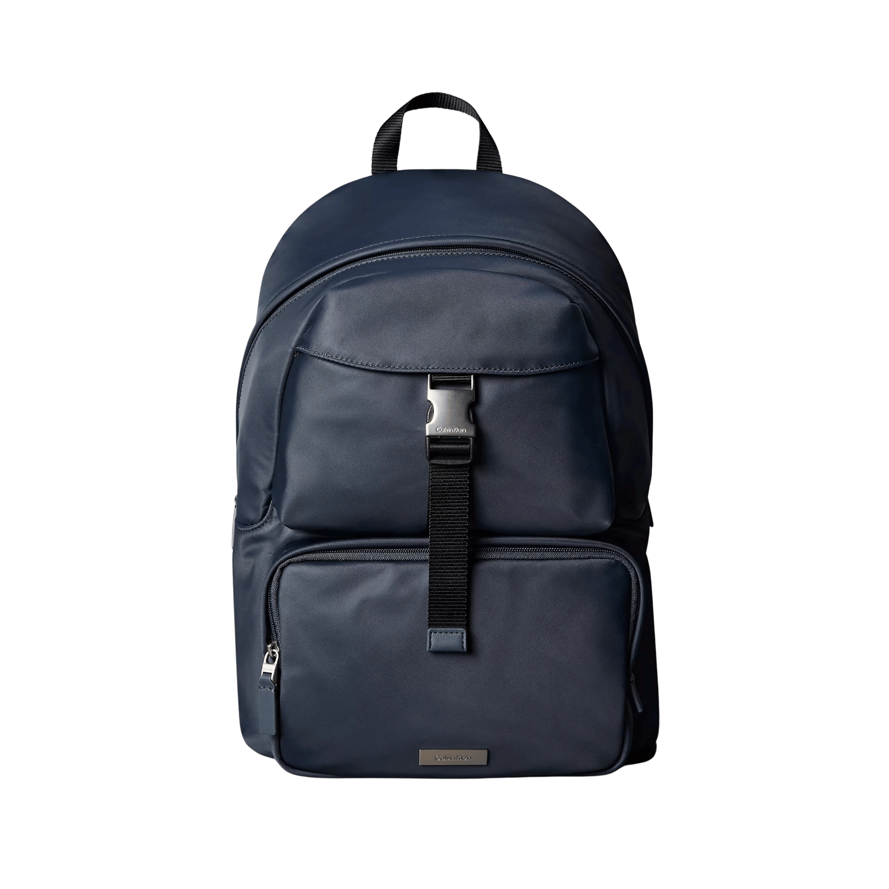 Calvin Klein Men Sleek Nylon Round Backpack - Slate Blue