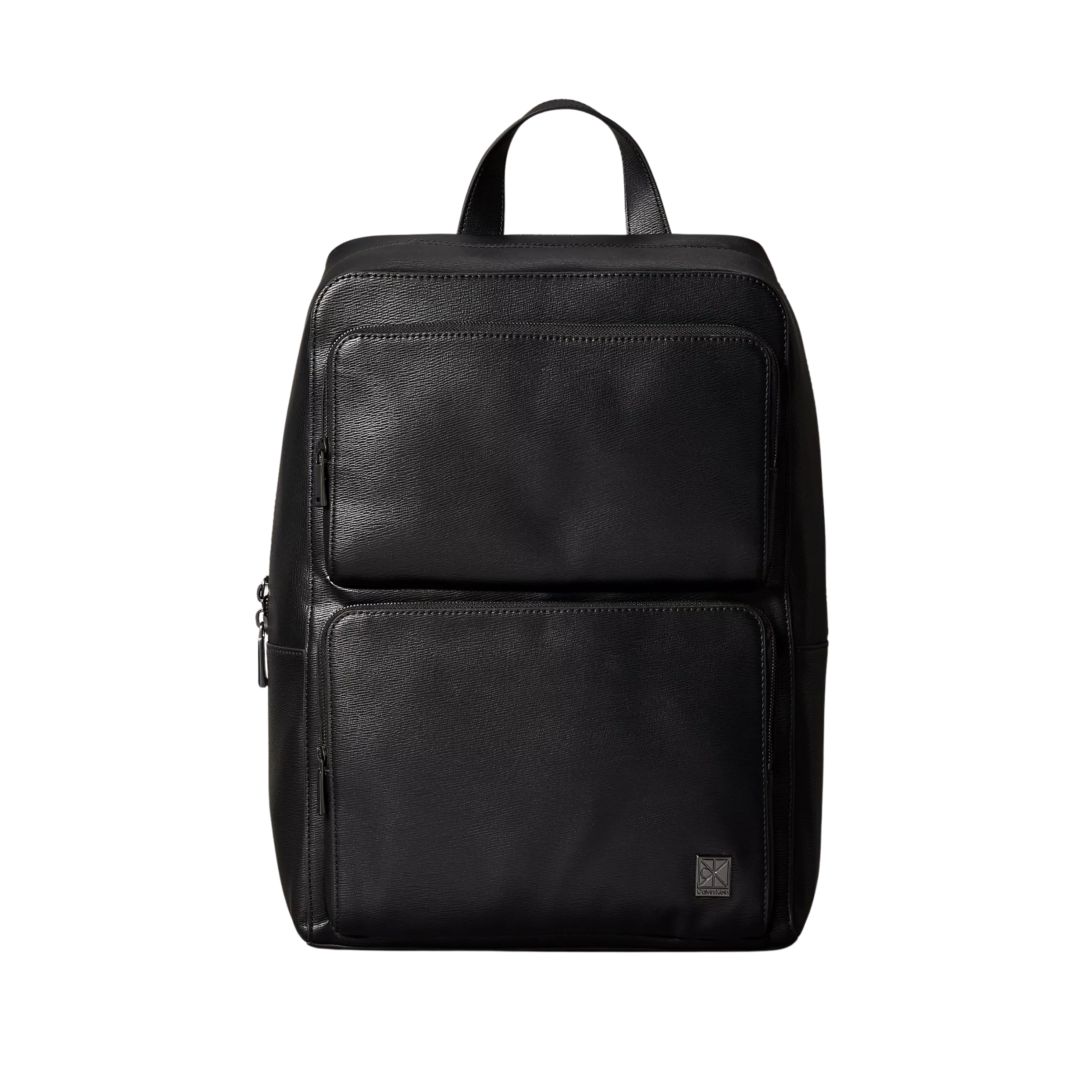 Calvin Klein Men Emblem Logo Slim Backpack - Black