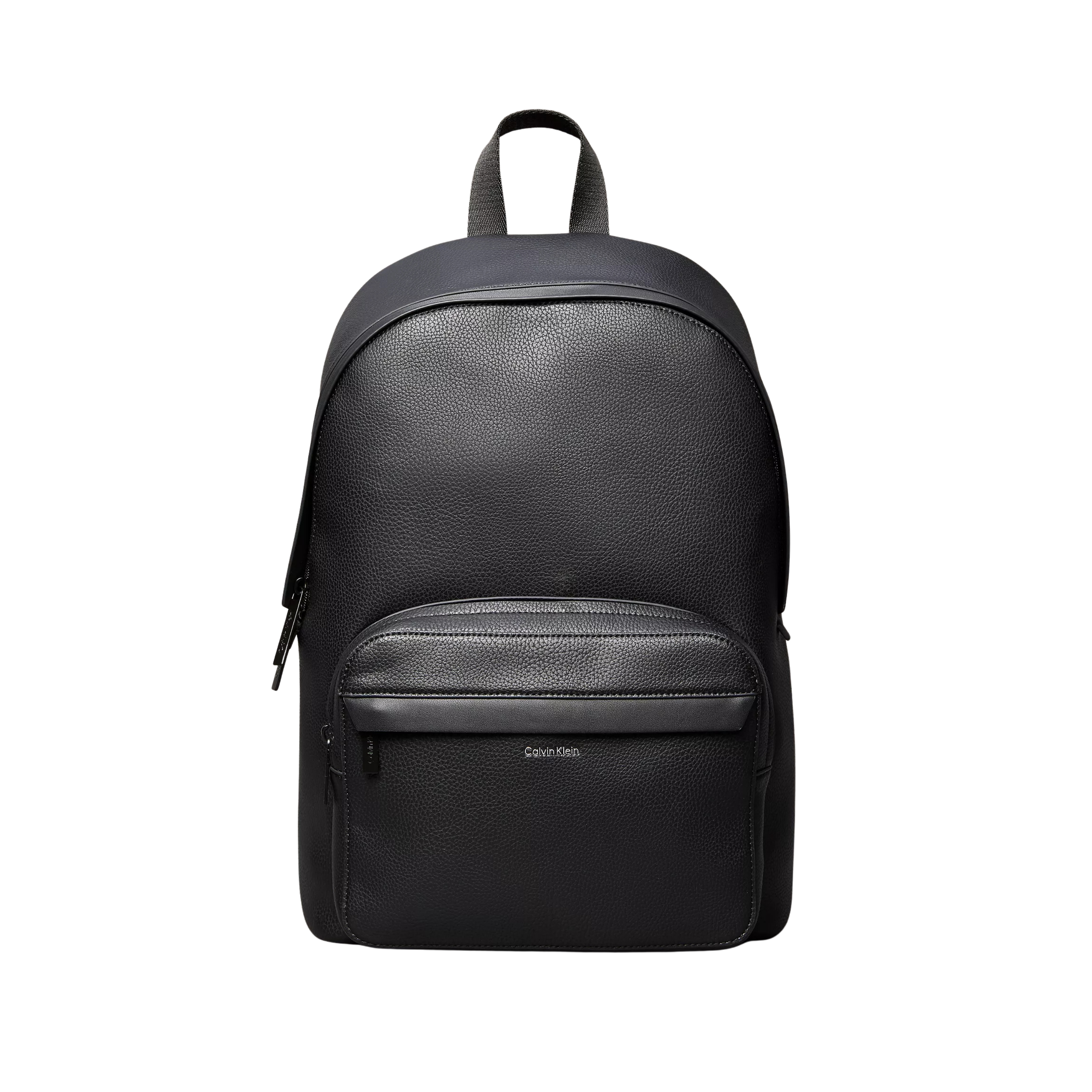 Calvin Klein Men Pebbled Round Backpack - Black