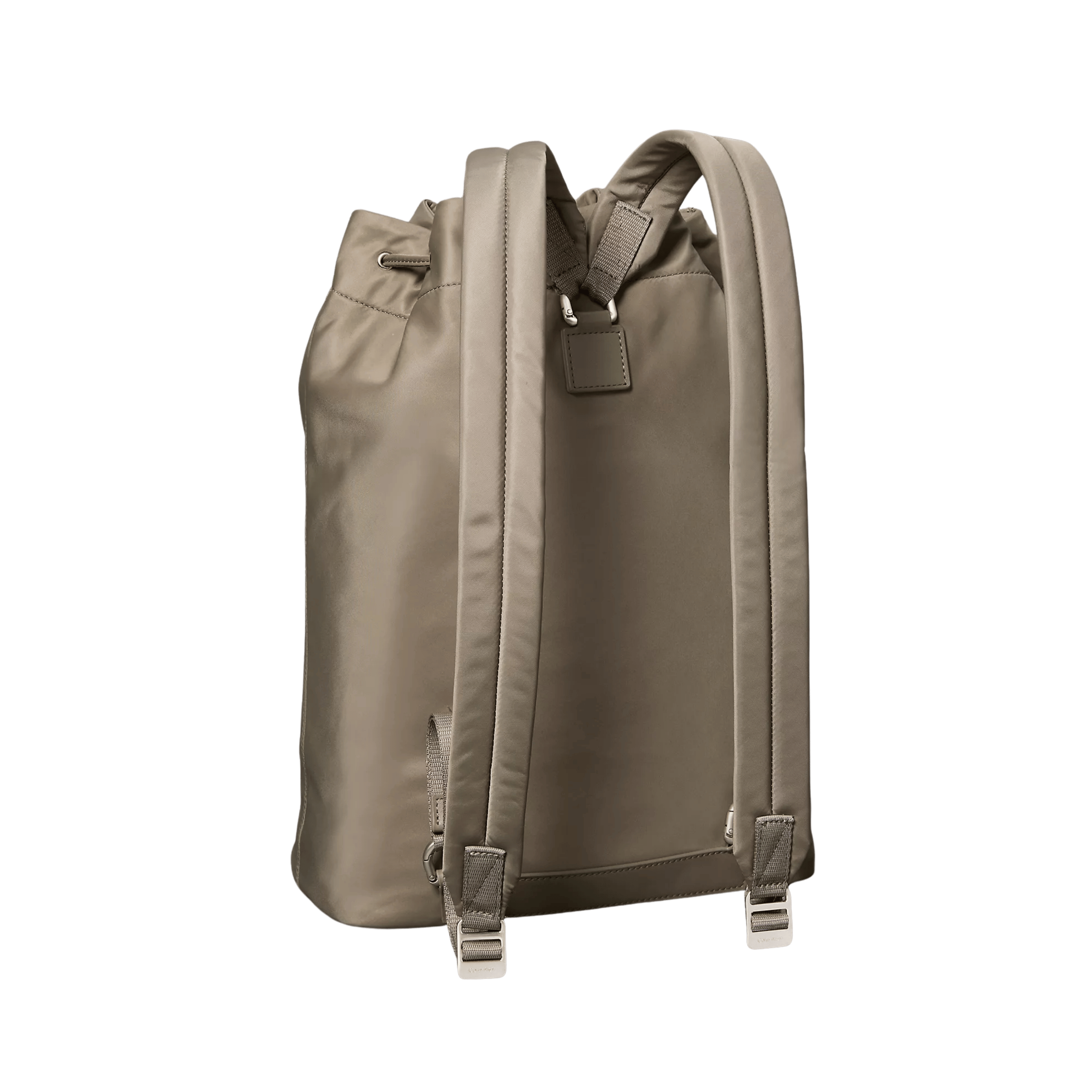 Calvin Klein Men Matte Nylon Drawstring Backpack - Desert Taupe