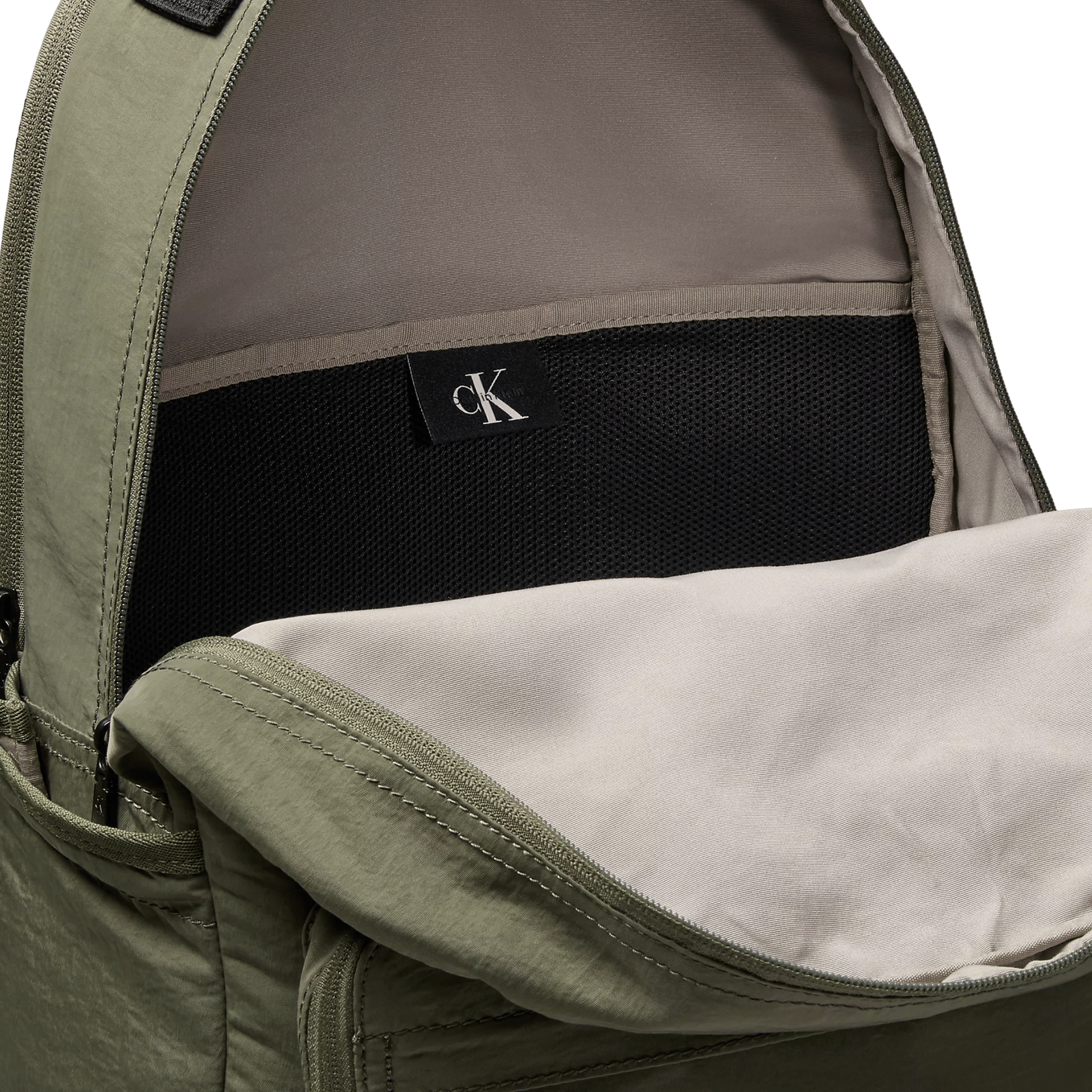 Calvin Klein Men Nylon Round Backpack - Deep Lichen Green