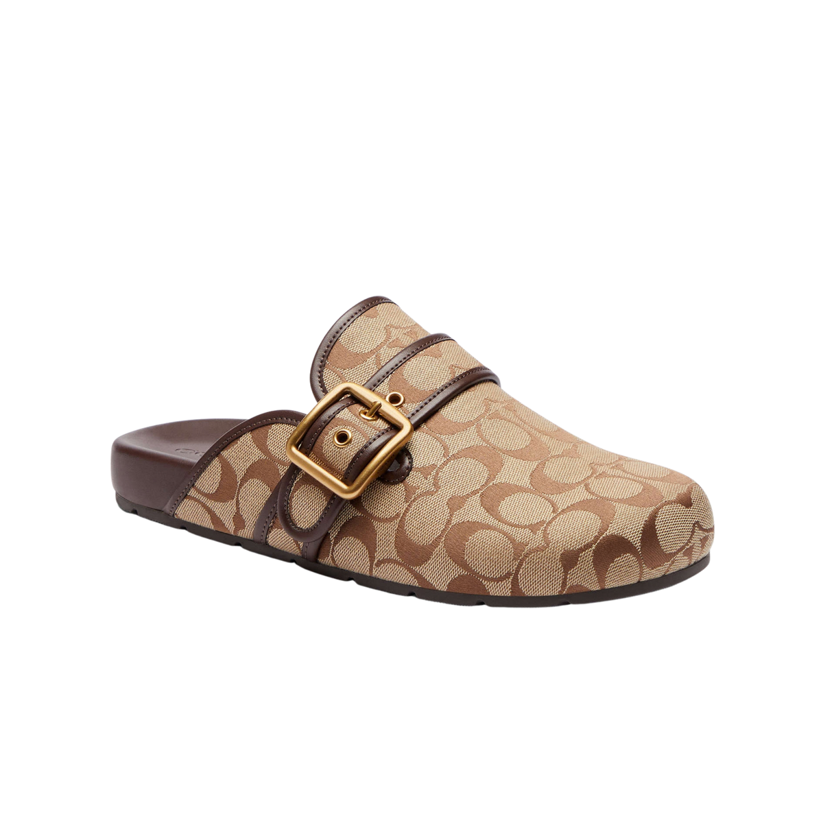 Coach Women's Archival Buckle Clog - Khaki Maple