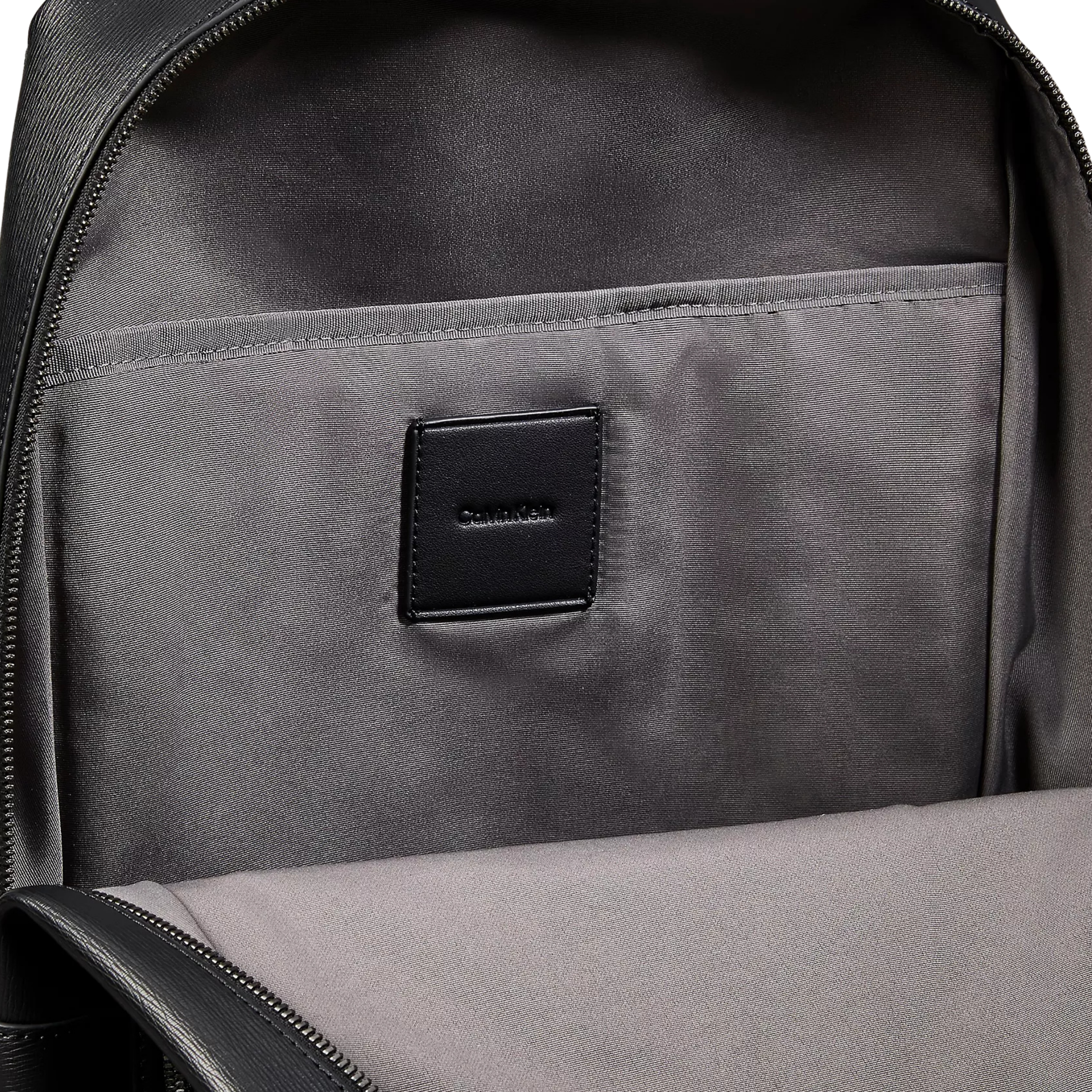 Calvin Klein Men Emblem Logo Slim Backpack - Black