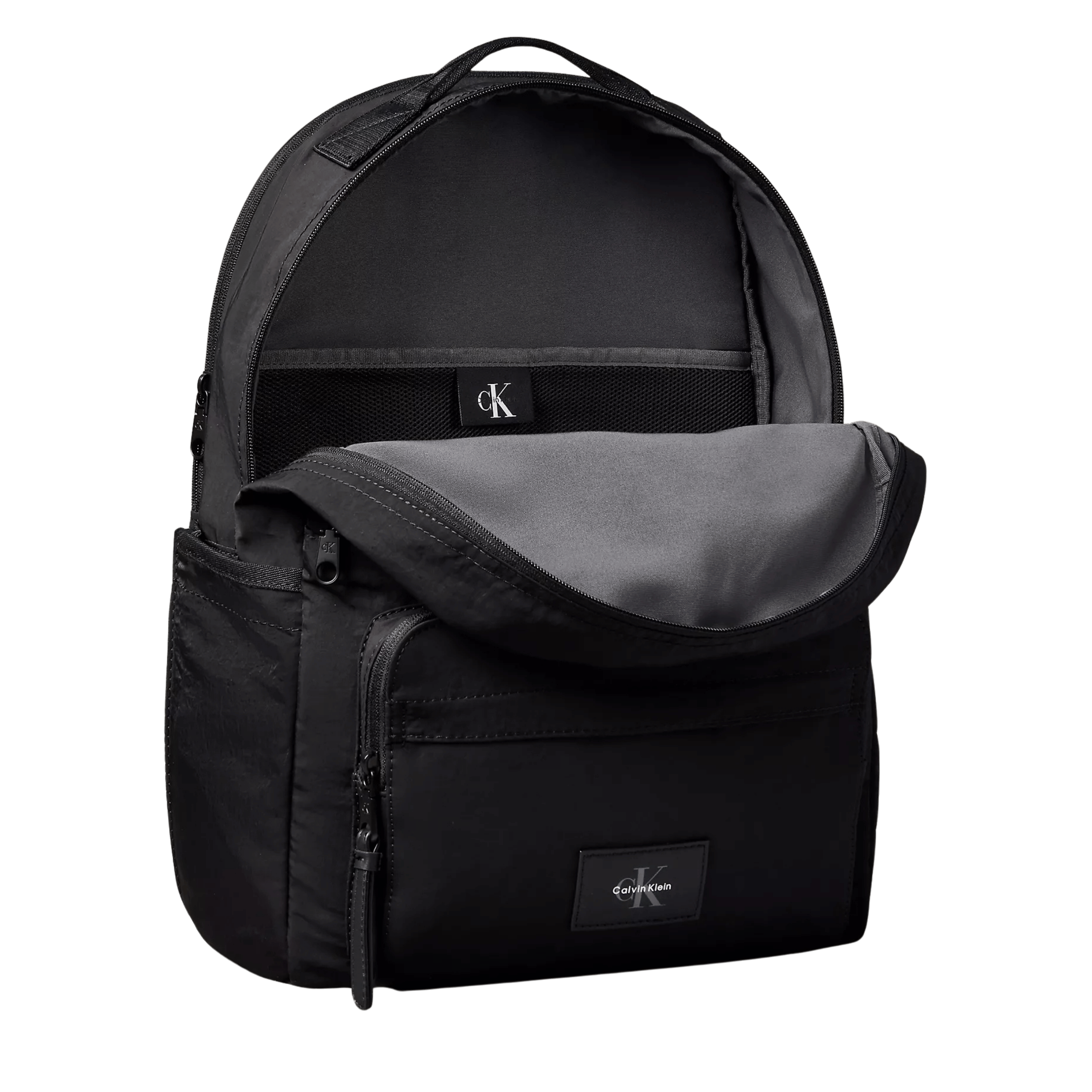 Calvin Klein Men Nylon Round Backpack - Black