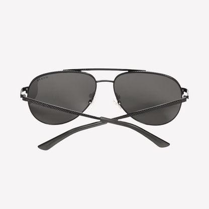 Guess Men Textured Metal Aviator Sunglasses - Black