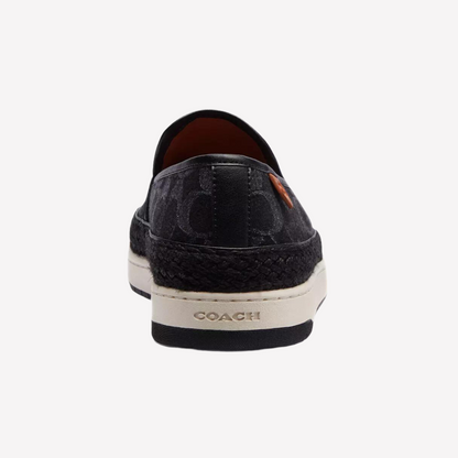 COACH Men's Miles Espadrille - Black Denim