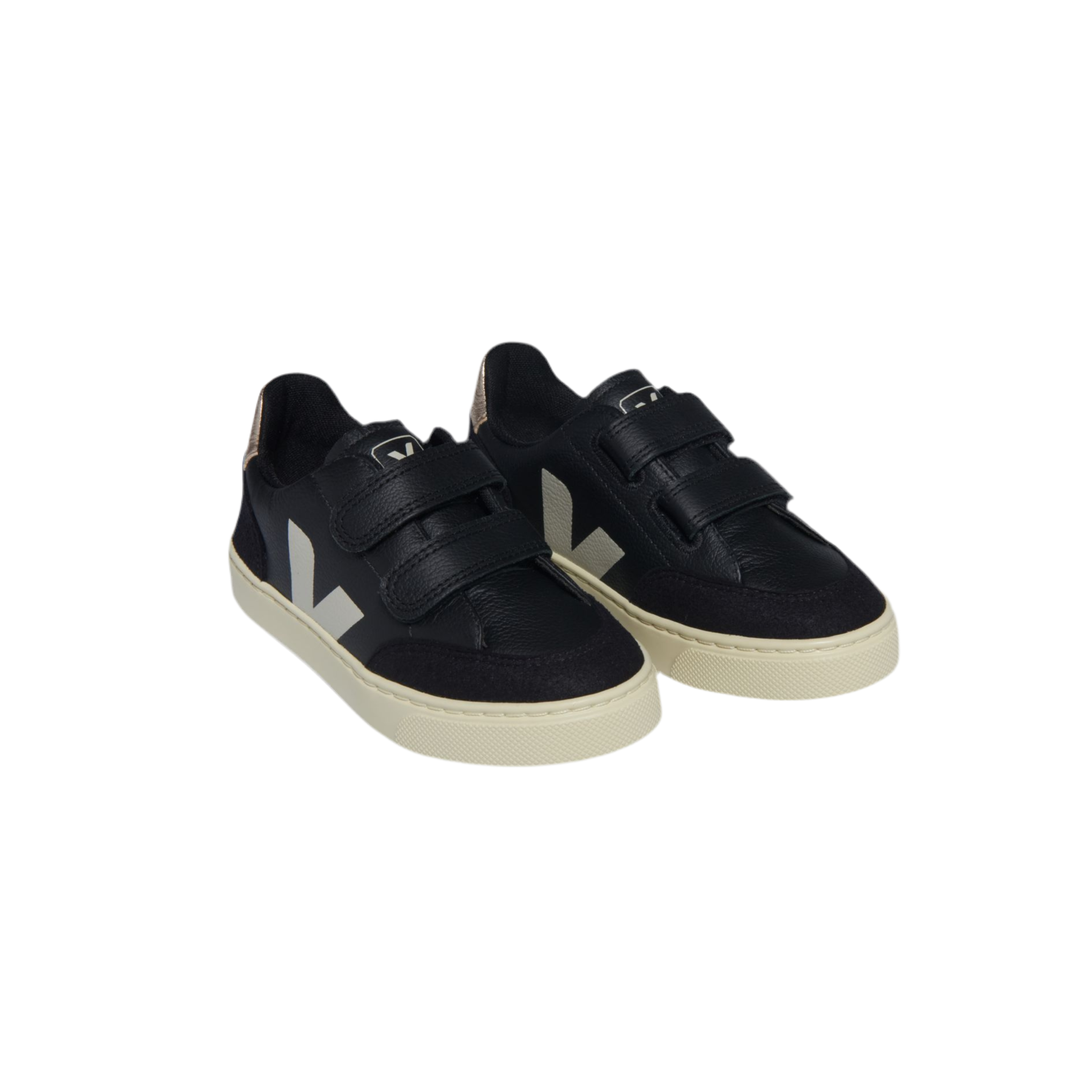 Veja Kids V-12 - Black White Platine