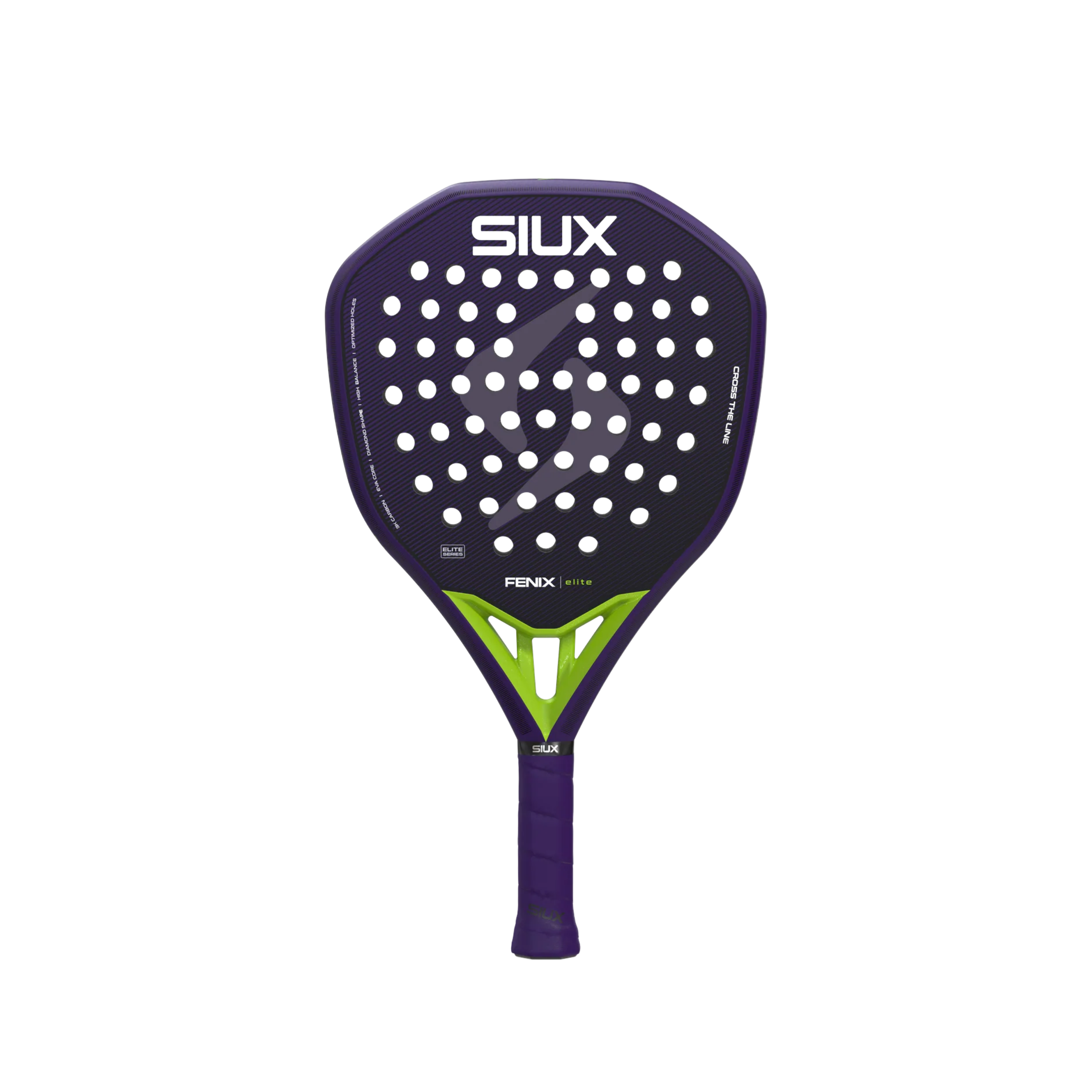 Siux Fenix Elite 2026 Padel Racket - Purple Green