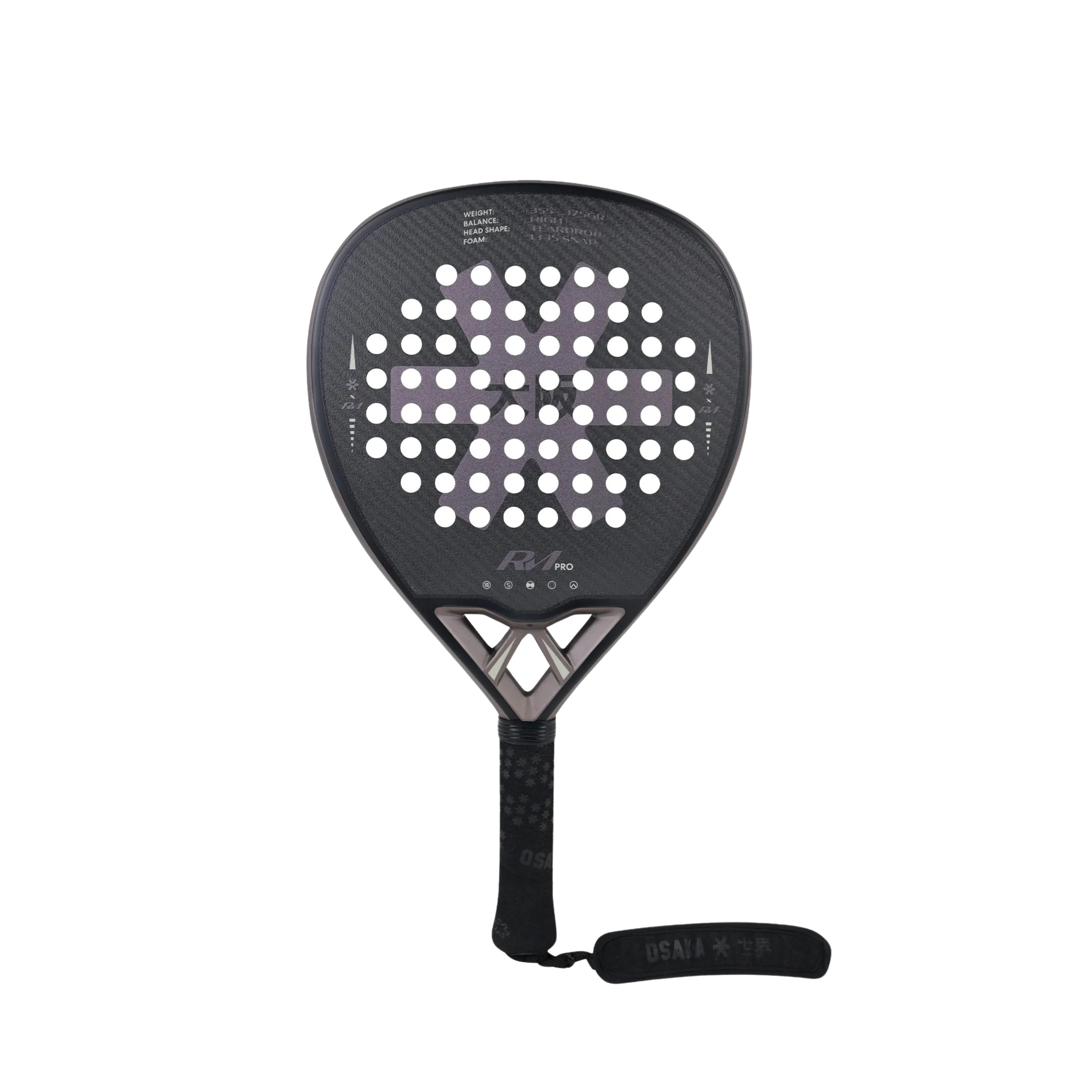 Osaka x Raúl Marcos Pro Power Padel Racket - Champagne