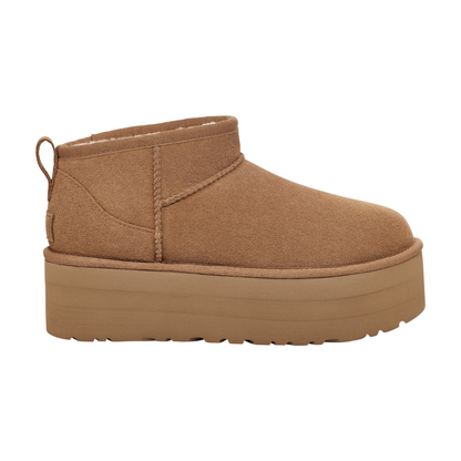 UGG Women Classic Ultra Mini Platform Chestnut MR Shoes