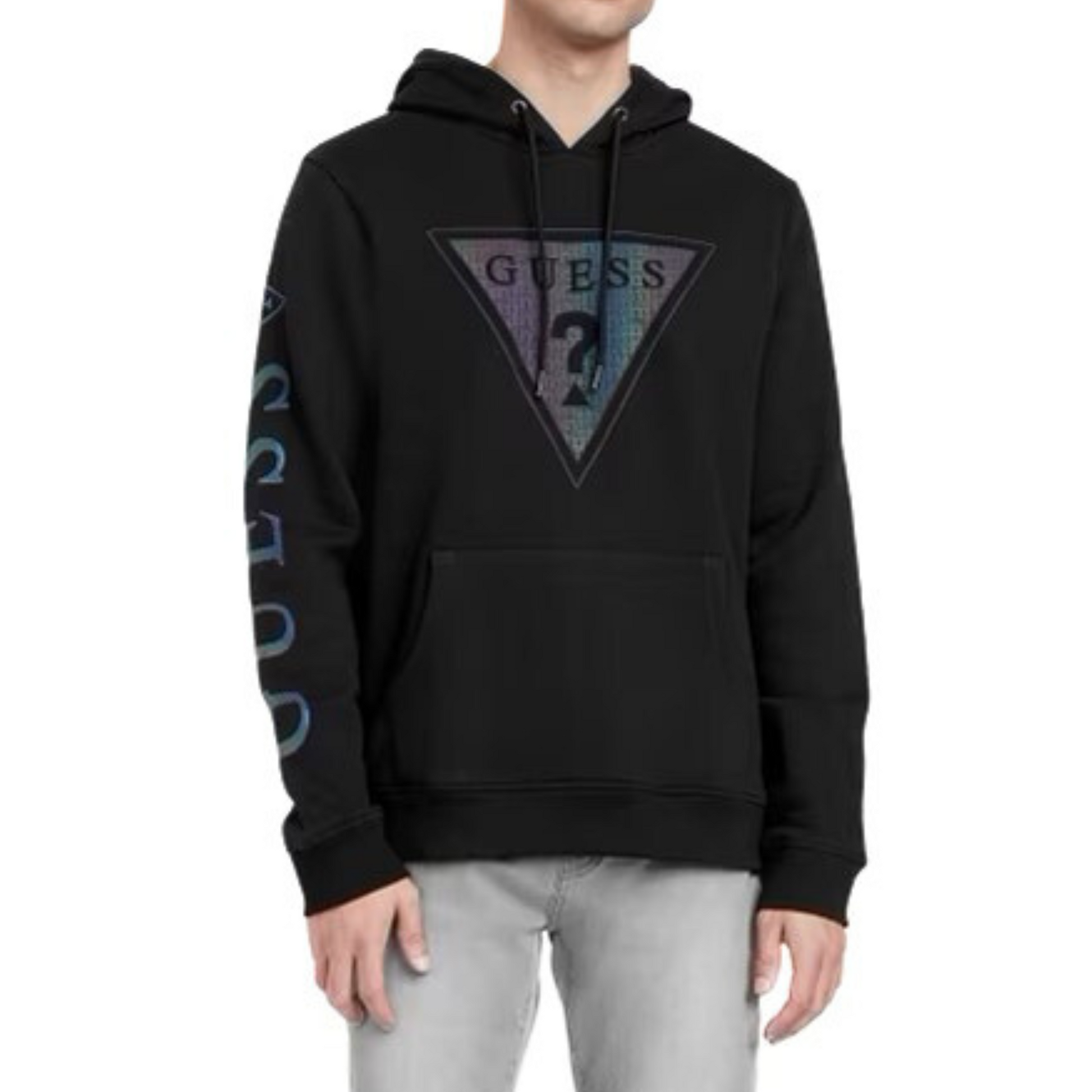 Mens guess hoodie sales