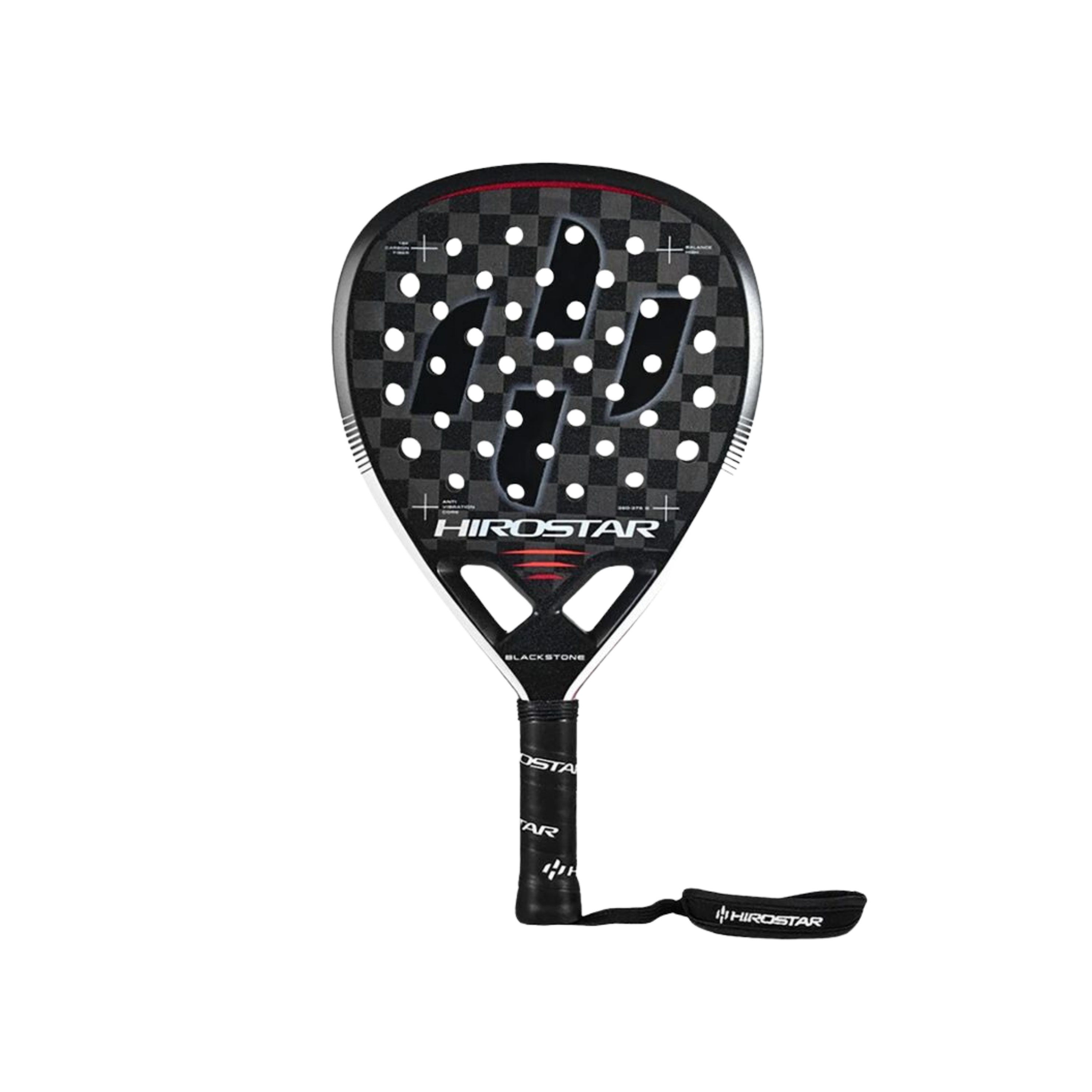 Hirostar Blackstone 2025 Padel Racket - Black