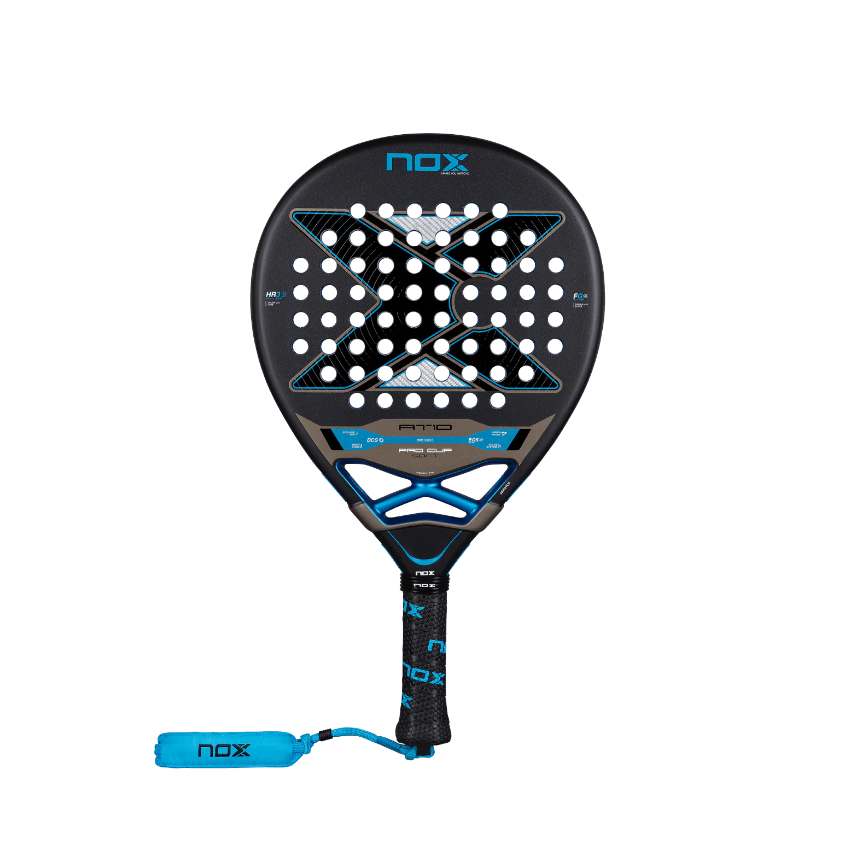 Nox AT10 Pro Cup SOFT 2026 by Agustín Tapia Padel Racket- Blue Black