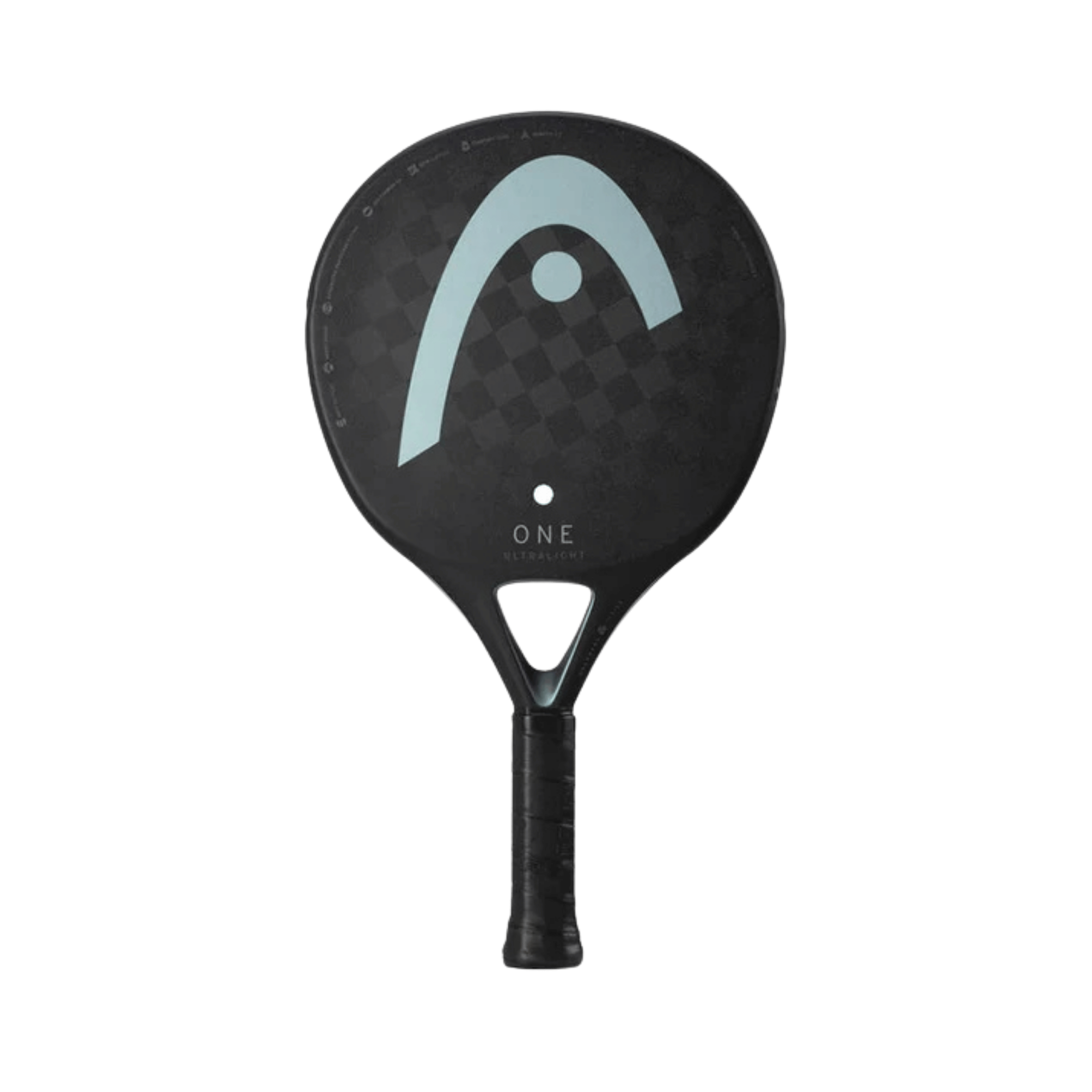 Head One One Ultralight Black Padel Racquet - Black