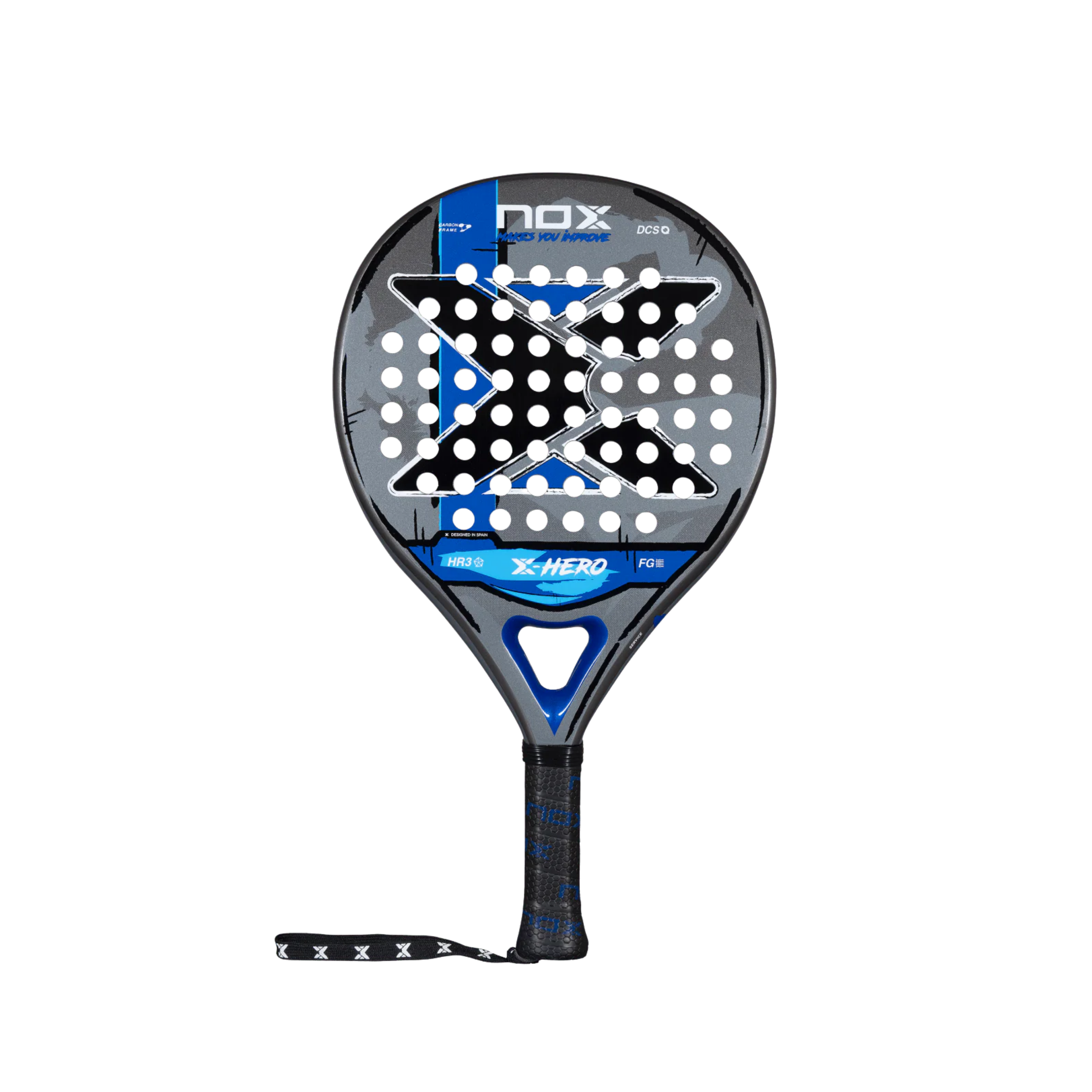 Nox X Hero Blue 2026 Padel Racket - Blue