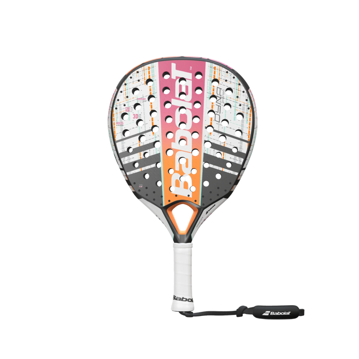 Babolat Dyna Energy 2026 Padel Racket - White Silver