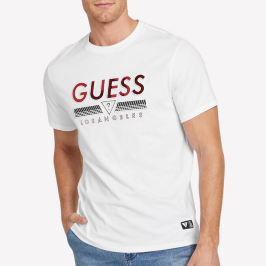 Guess Men Koda Crewneck Tee - White