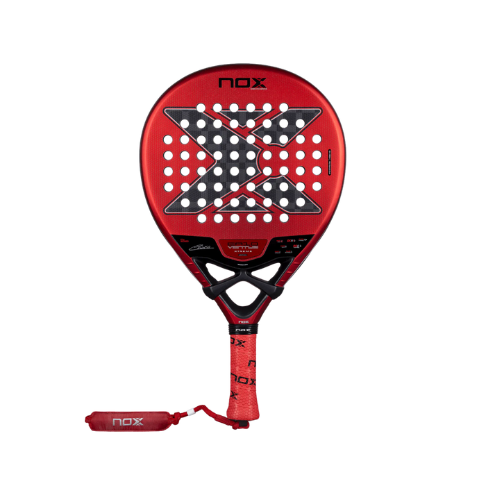 Nox EA10 Ventus Hybrid 12K Xtrem Padel Racket - Red Black
