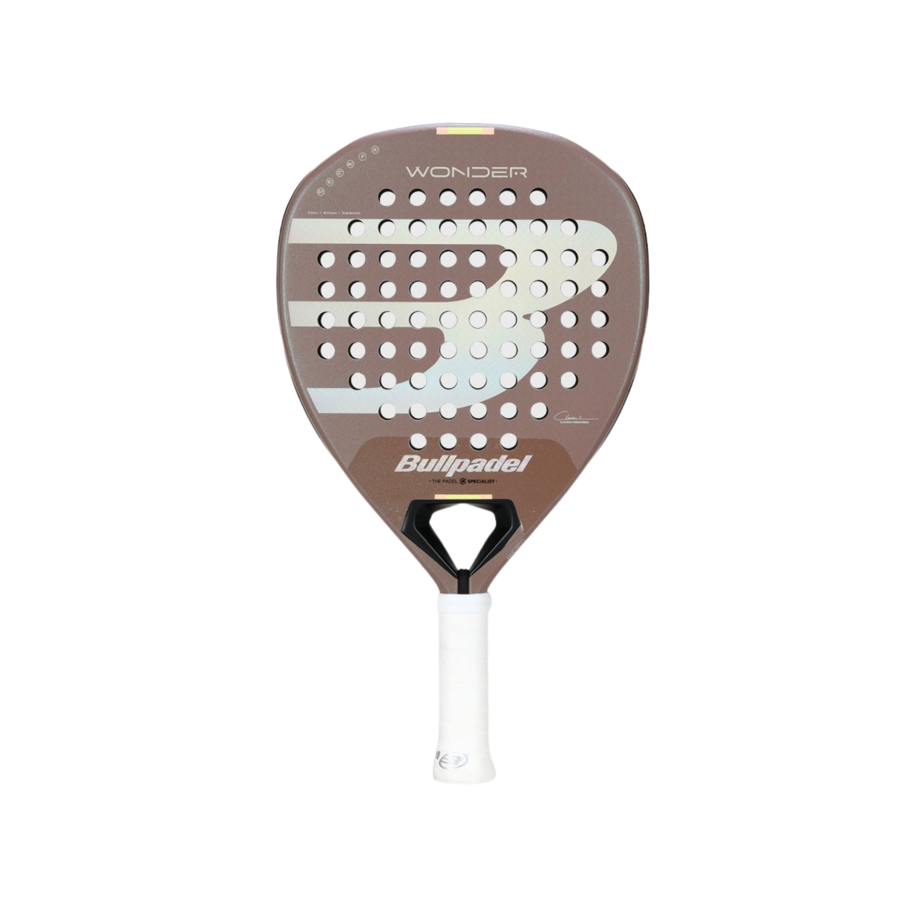 Bullpadel Wonder 2026 Padel Racket - Gold Rose White