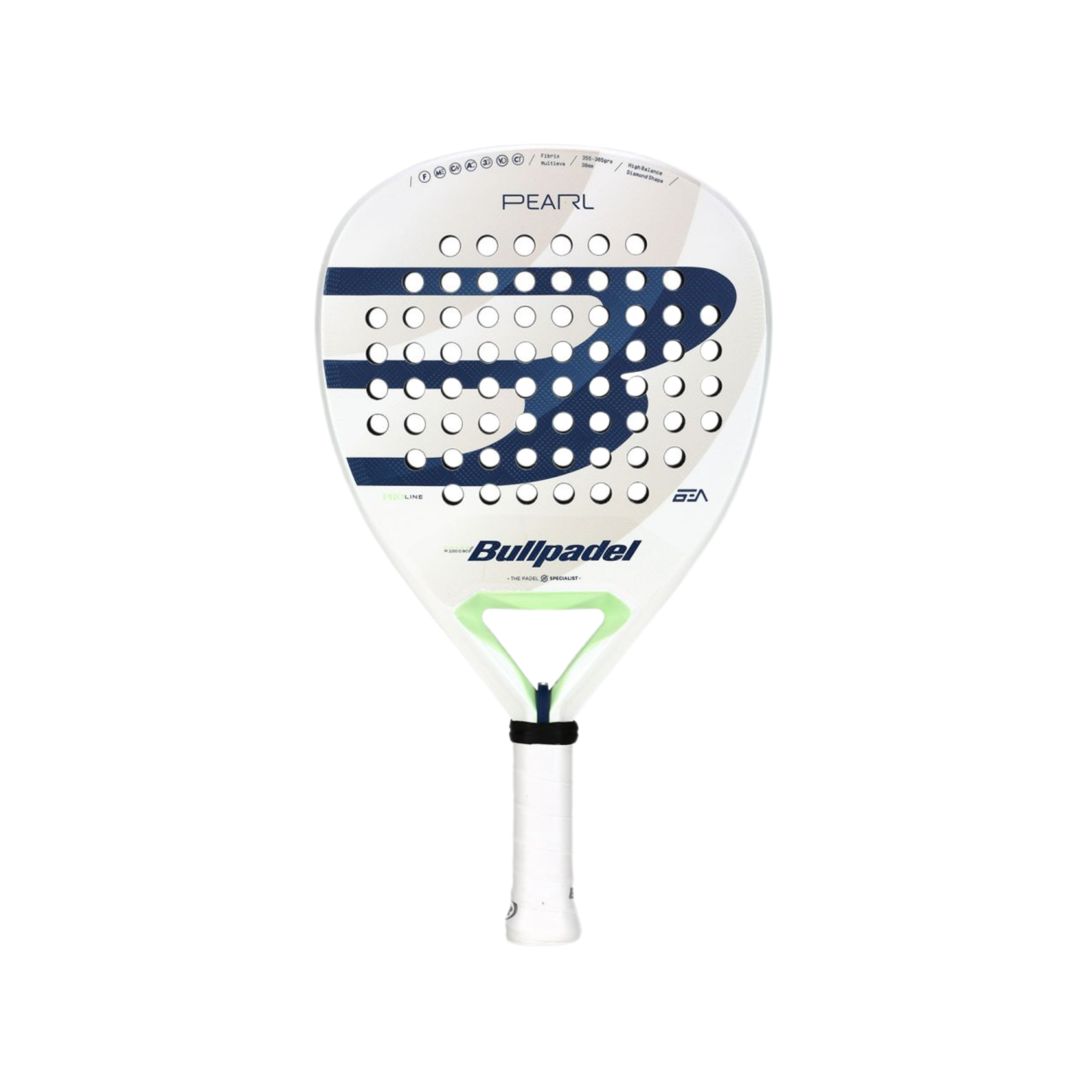 Bullpadel Pearl 2025 Padel Racket - Blue White