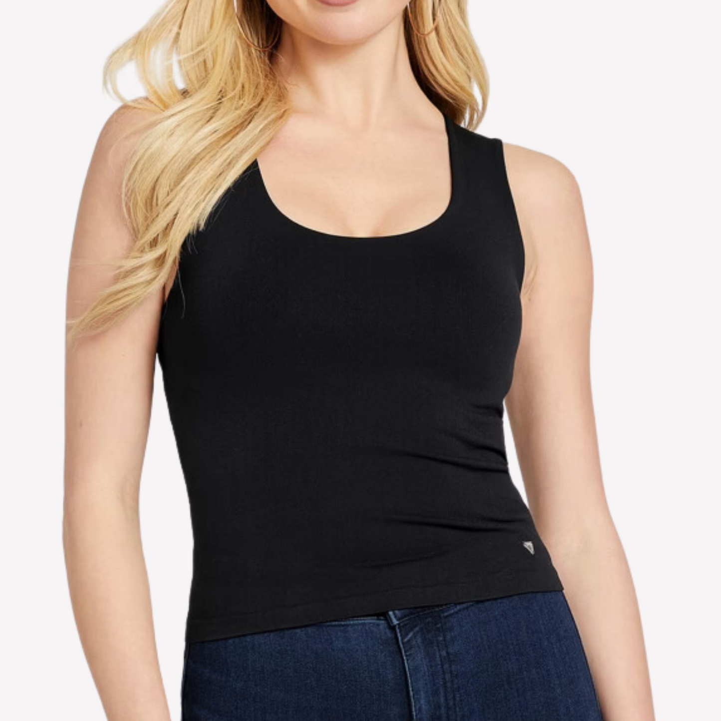 Guess Women Melina Nylon-Blend Tank - Black