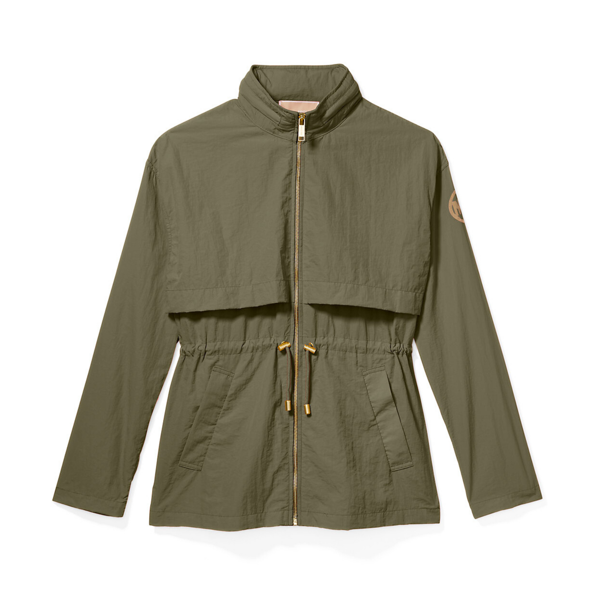 Michael Kors Women Packable Nylon Anorak Olive
