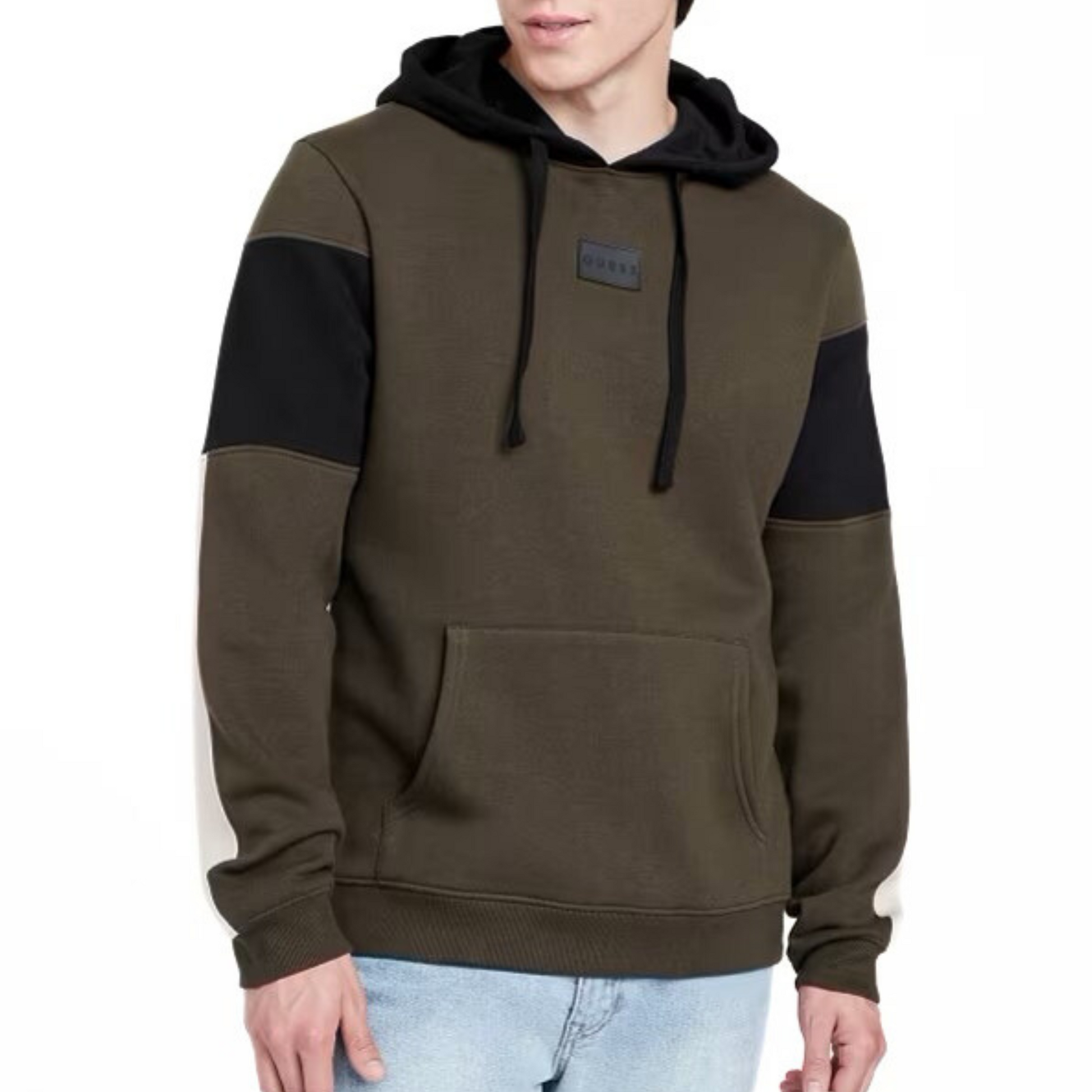 Guess color block sales hoodie