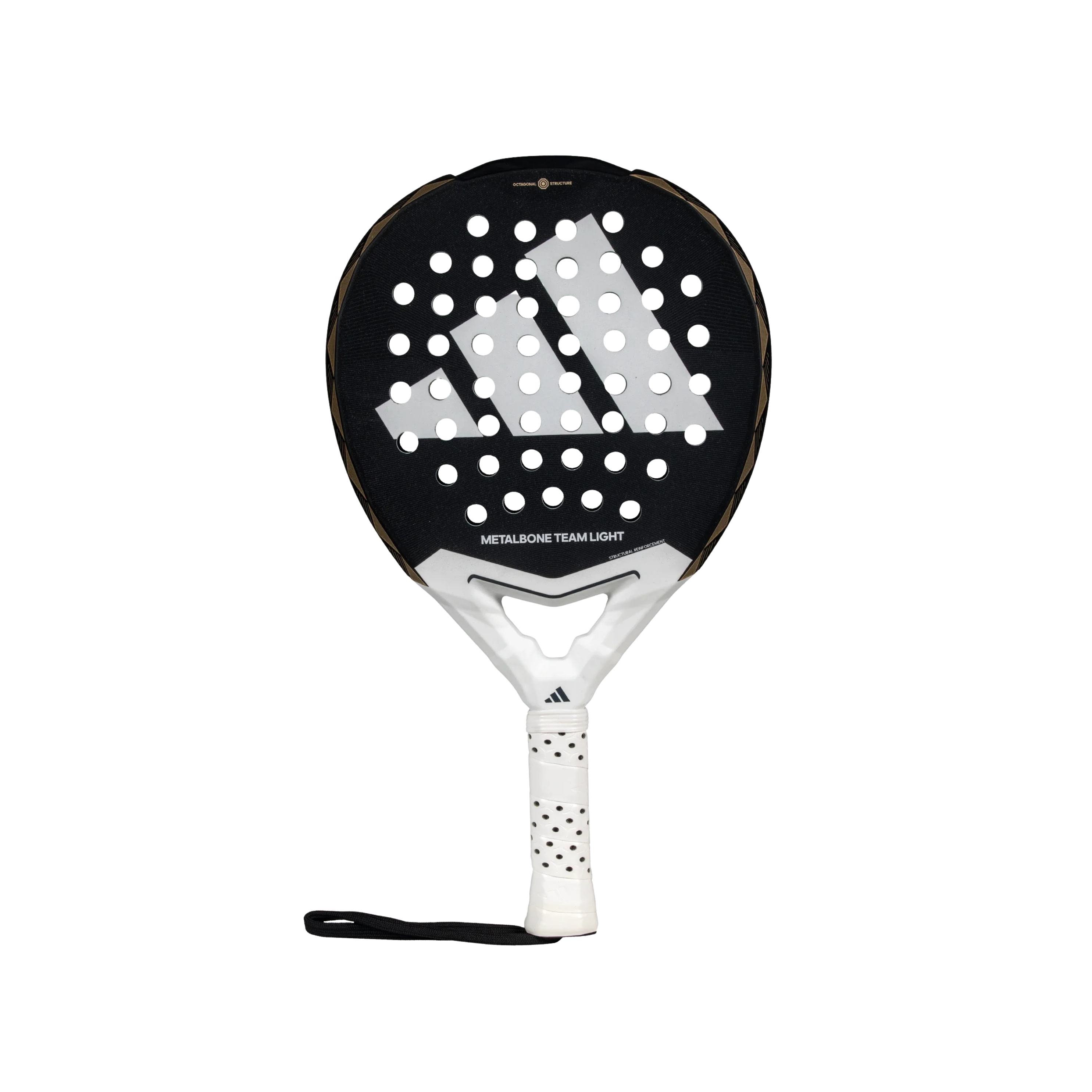 Adidas Metalbone Team Light 3.4 Racket - Black White Gold rose
