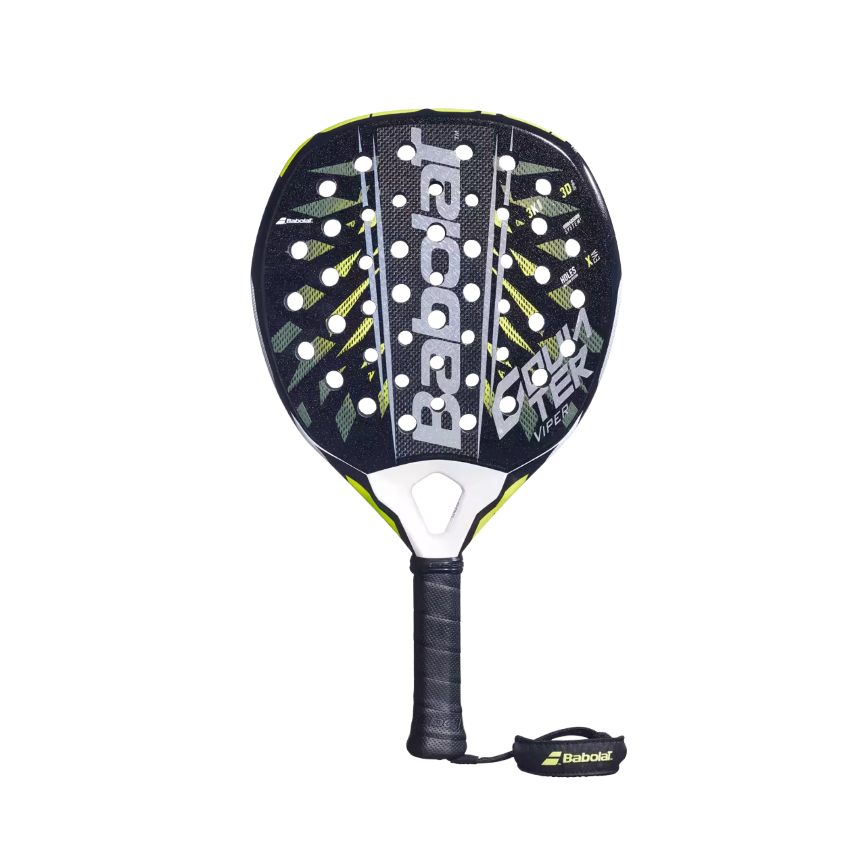 Babolat Counter Viper 2.6 Padel Racket - Yellow Black