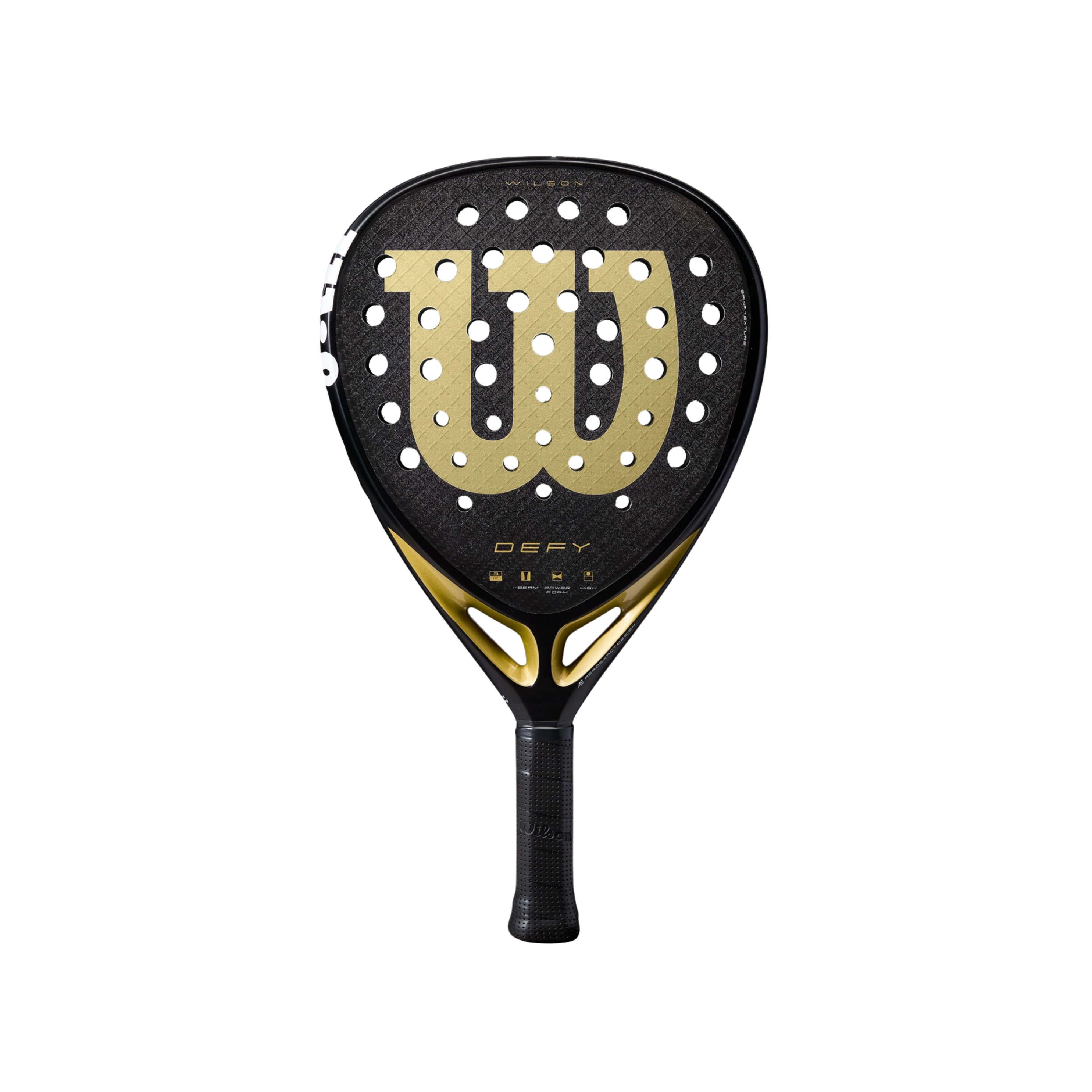 Wilson Defy V1 Padel Racket - Black Gold