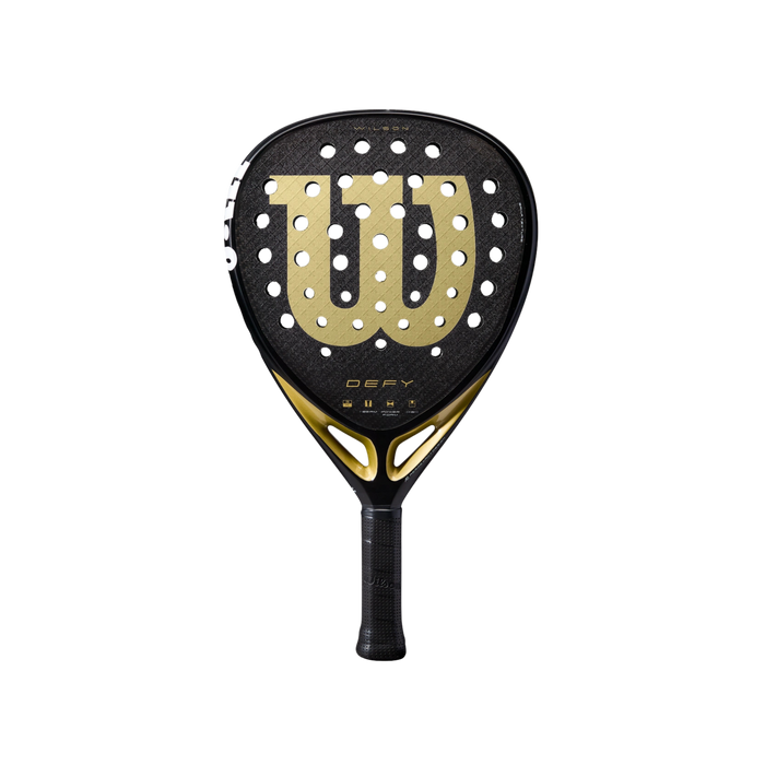 Wilson Defy V1 Padel Racket - Black Gold
