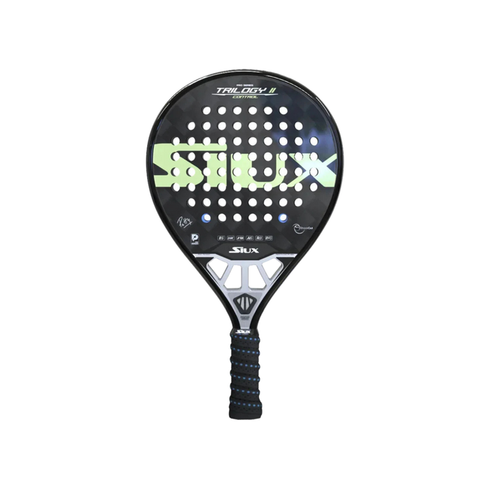 Siux Trilogy II Control Patty Pro Padel Racket - Black Green