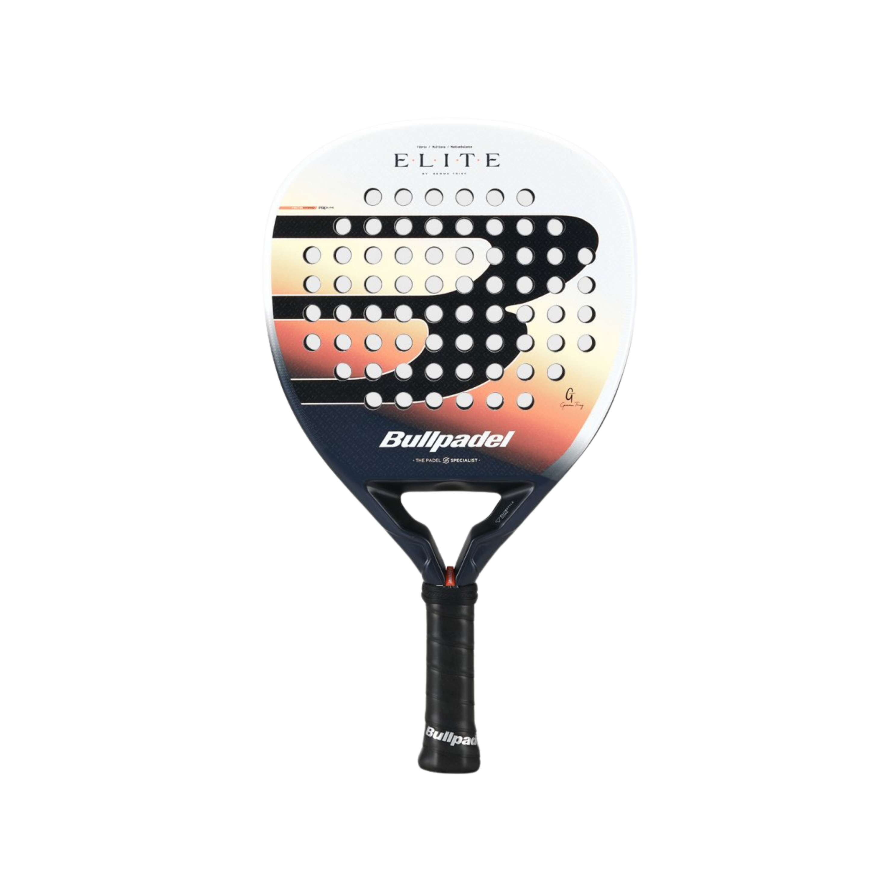 Bullpadel Elite W 26 Padel Racket - White Black