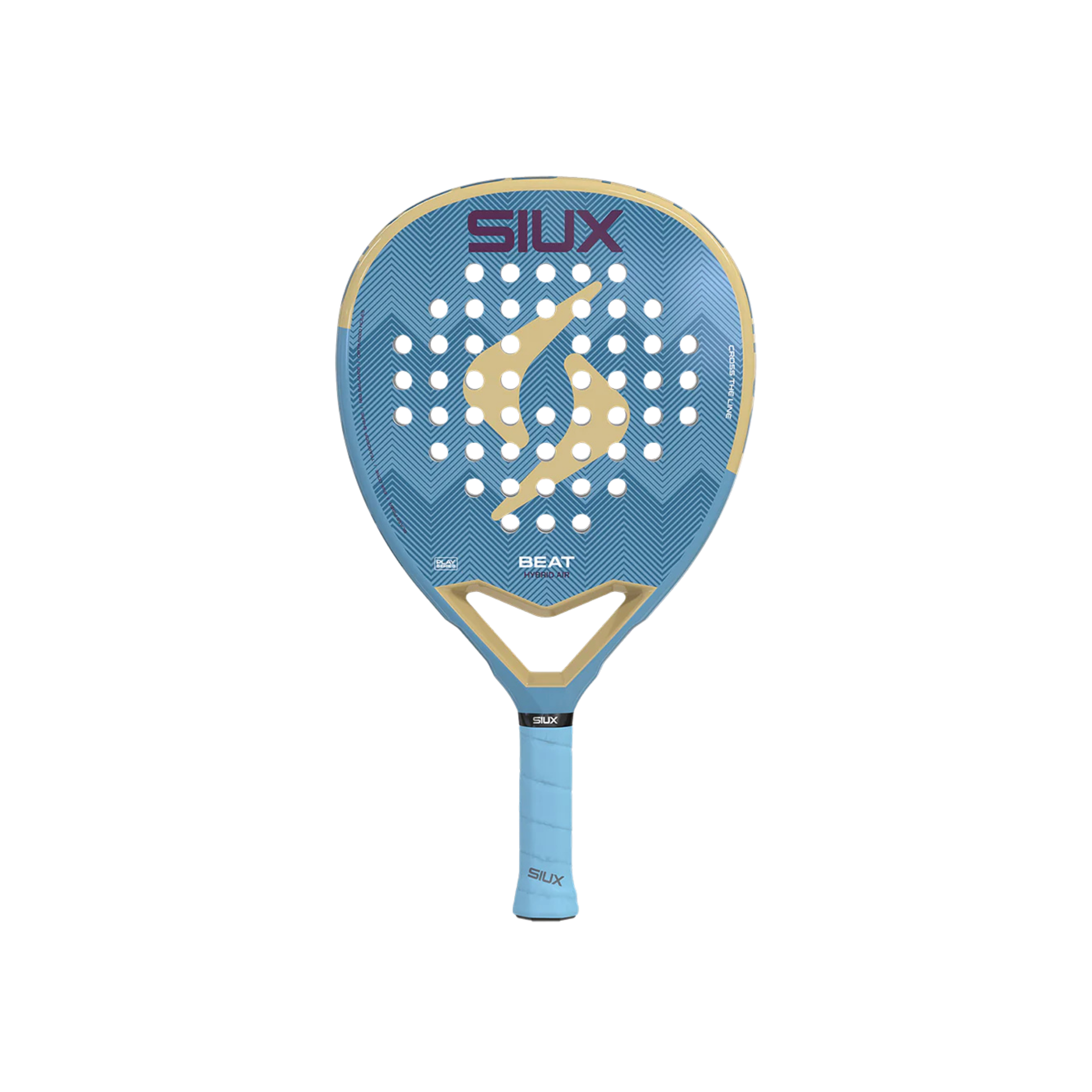Siux Beat Hybrid Air 2026 Padel Racket - Blue Gold