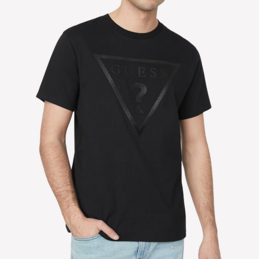 Guess Men Erikk Logo Tee - Black