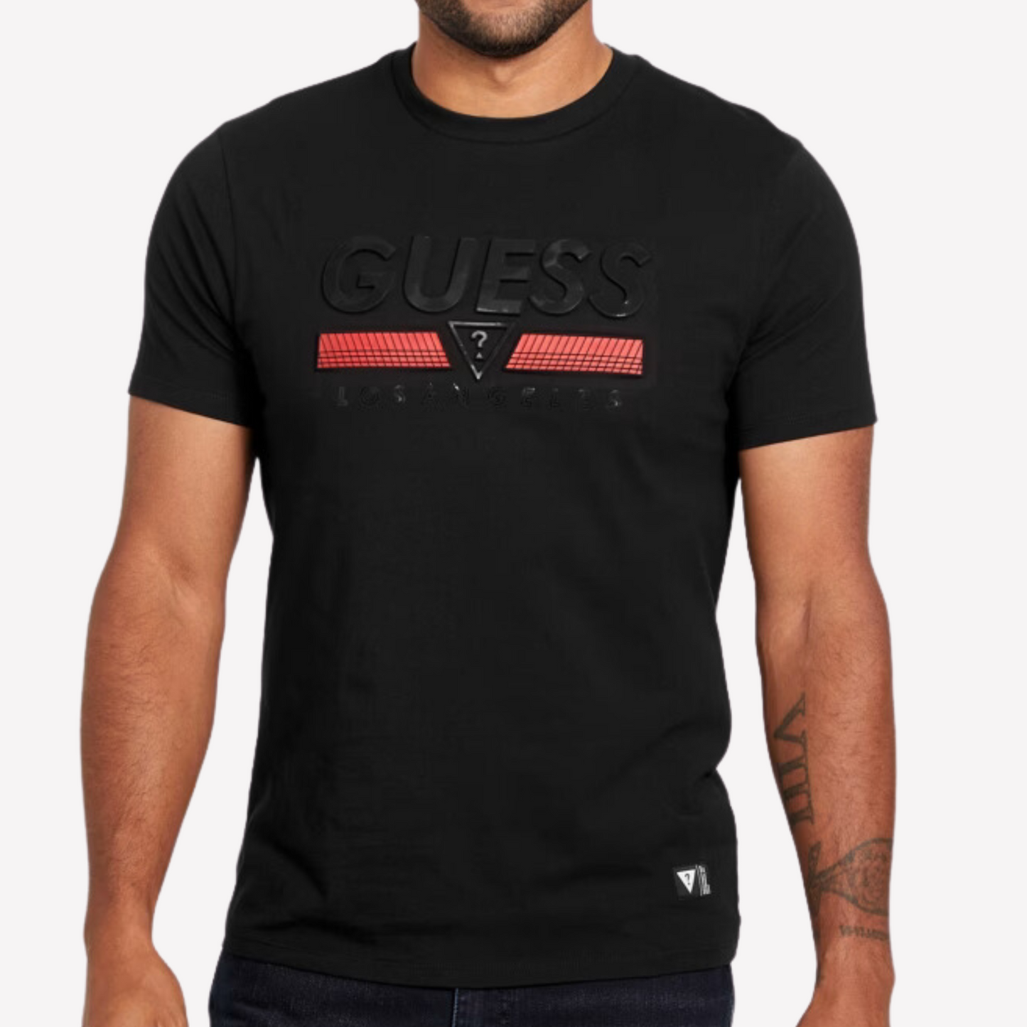 Guess Men Koda Crewneck Tee - Black