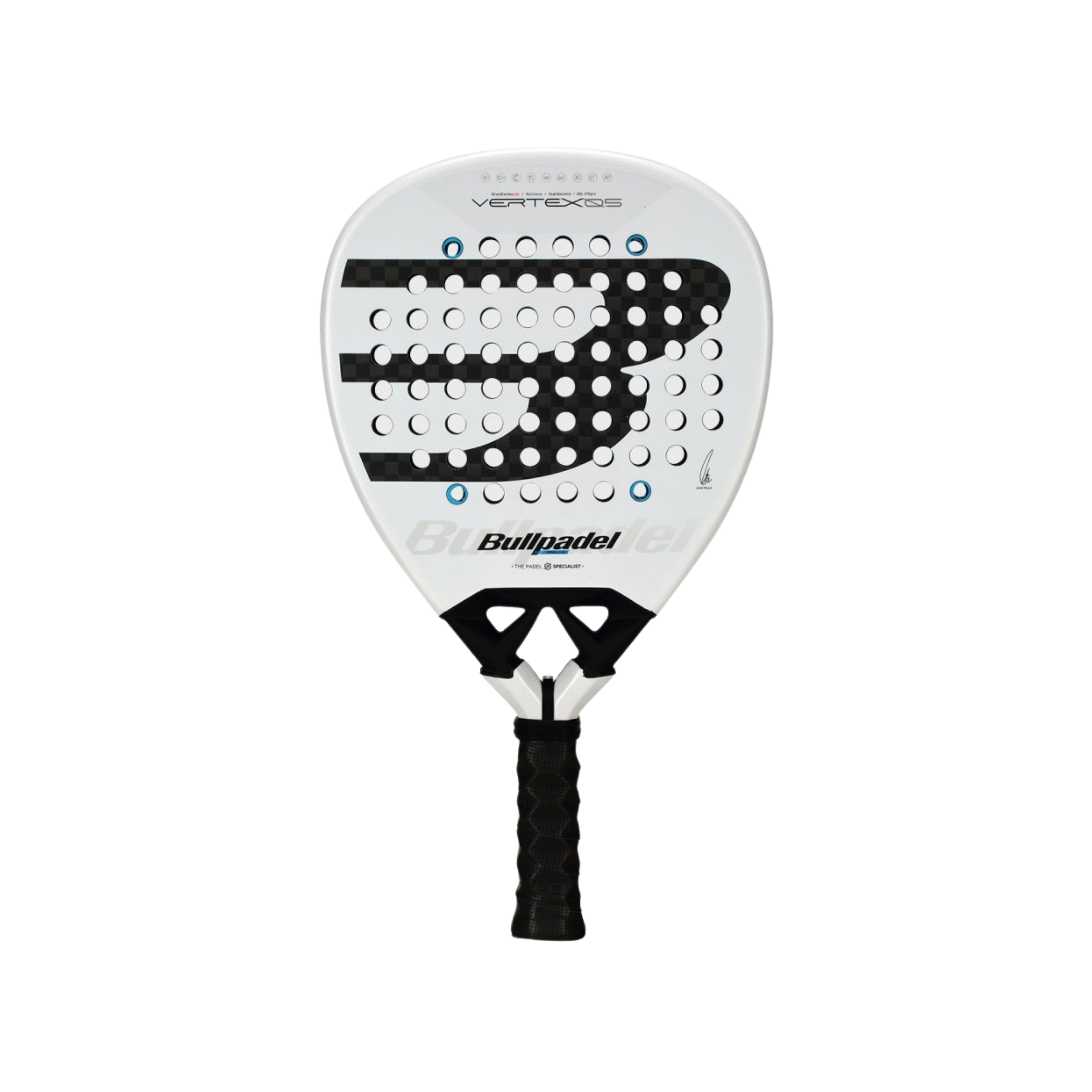 Bullpadel Vertex 05 2026 Padel Racket - White Black