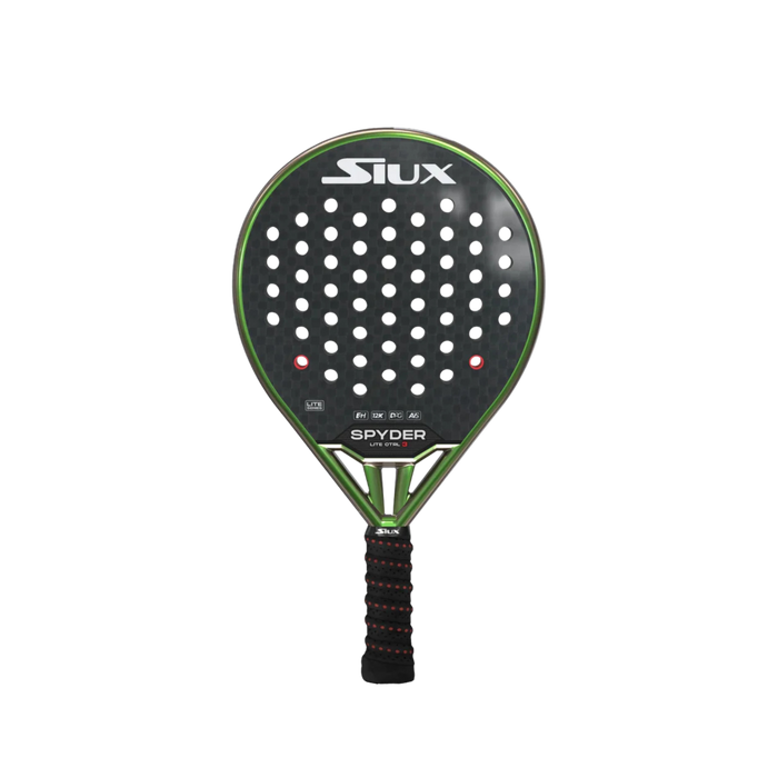 Siux Spyder Lite Ctrl 3 Hard Padel Racket - Green Black