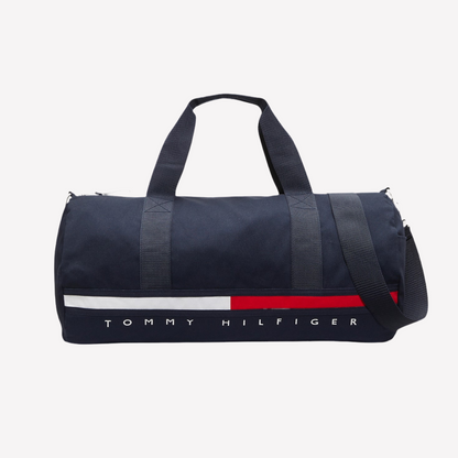 Tommy Hilfiger Flag Stripe Logo Duffle Bag - Navy