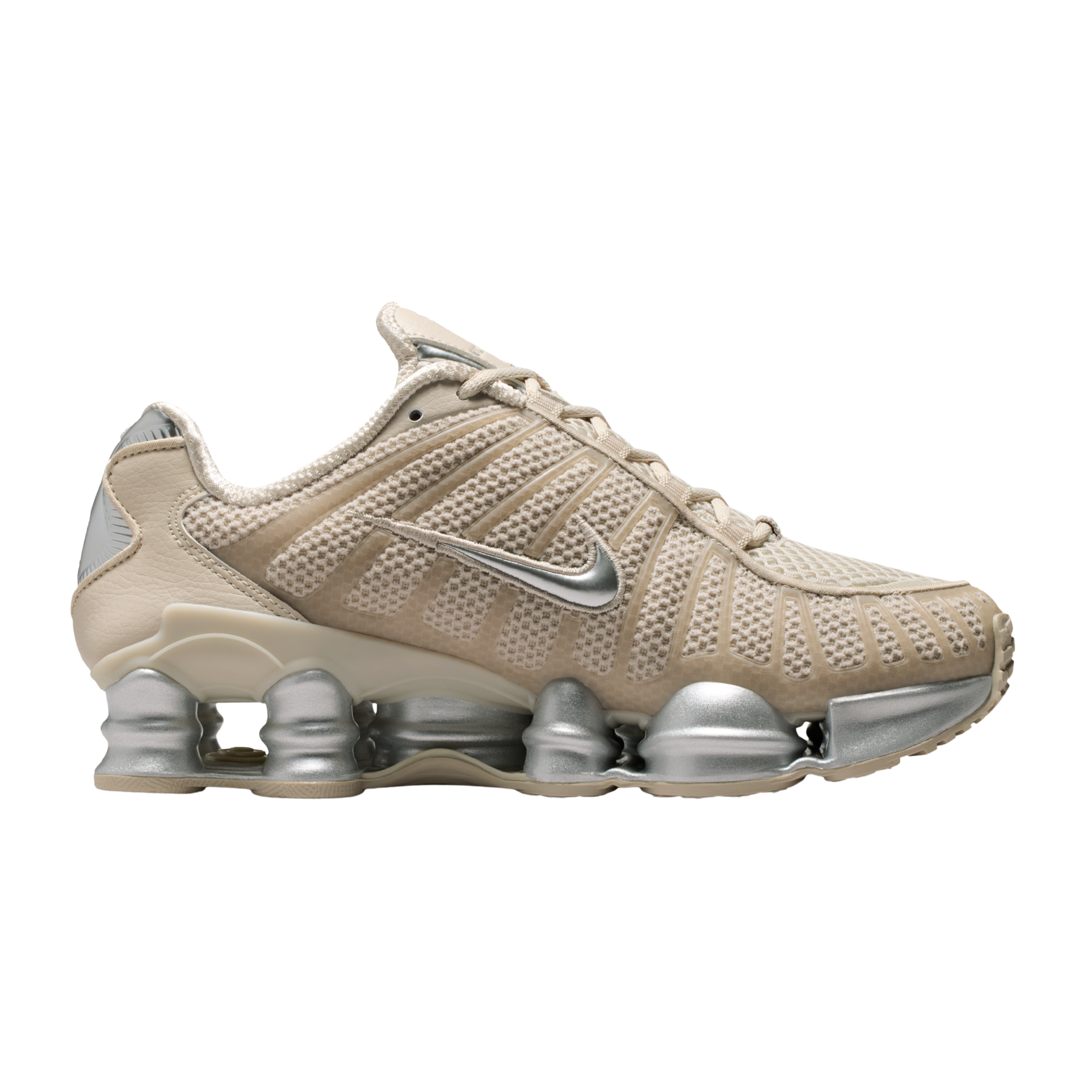 Nike Women Shox TL - Cream II Black Metallic Silver