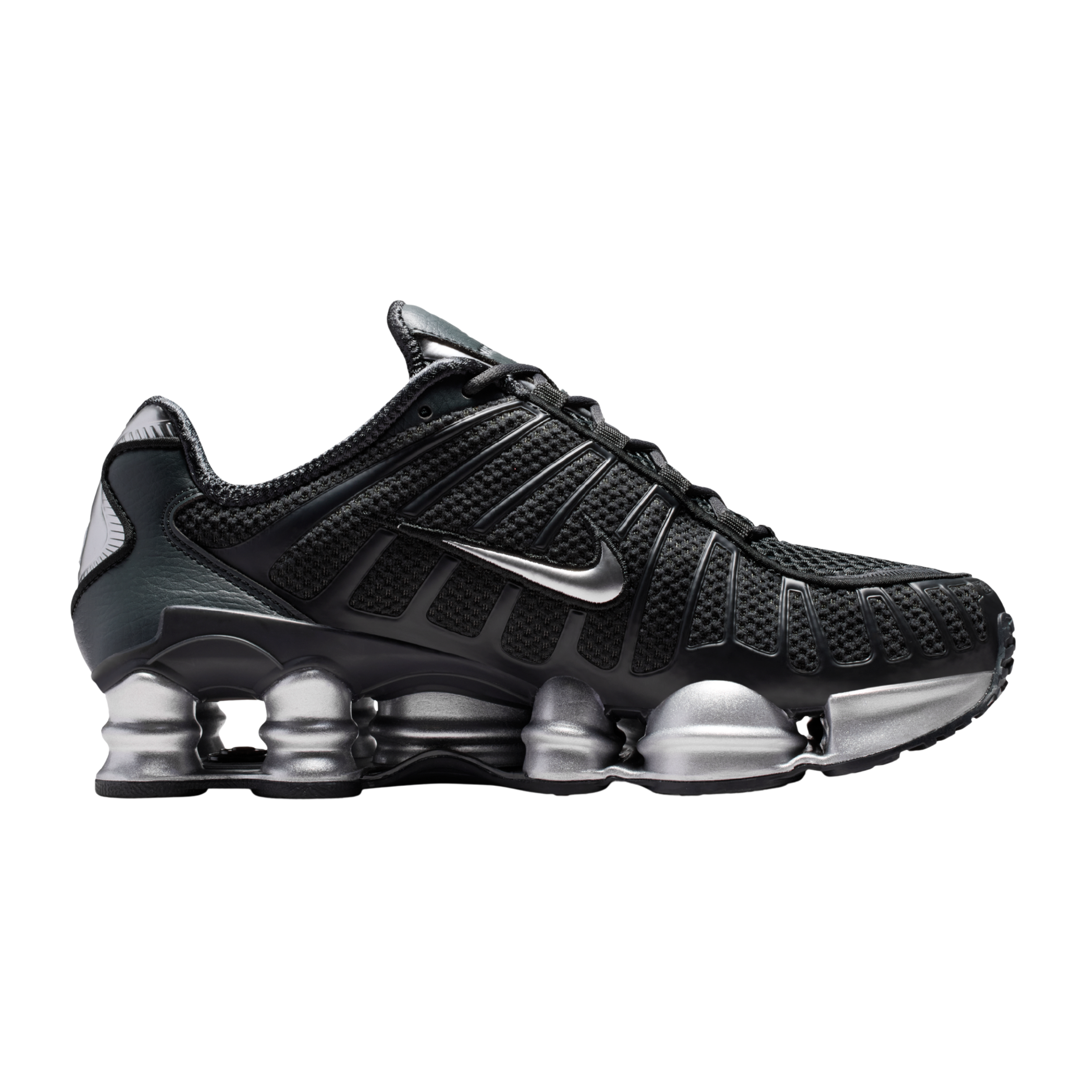 Nike Women Shox TL - Off Noir Black Metallic Silver