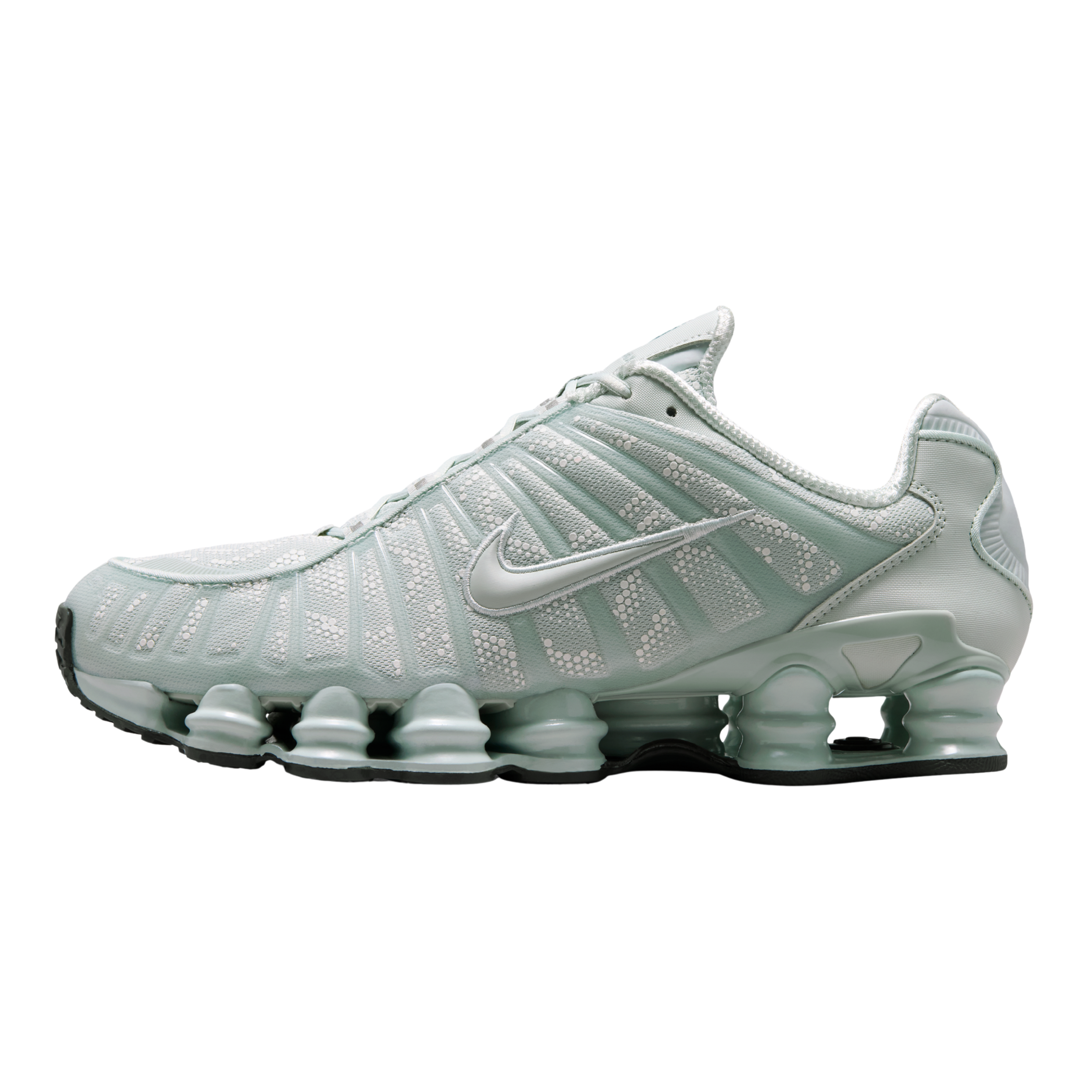 Nike Men's Shox TL - Light Silver Newsprint