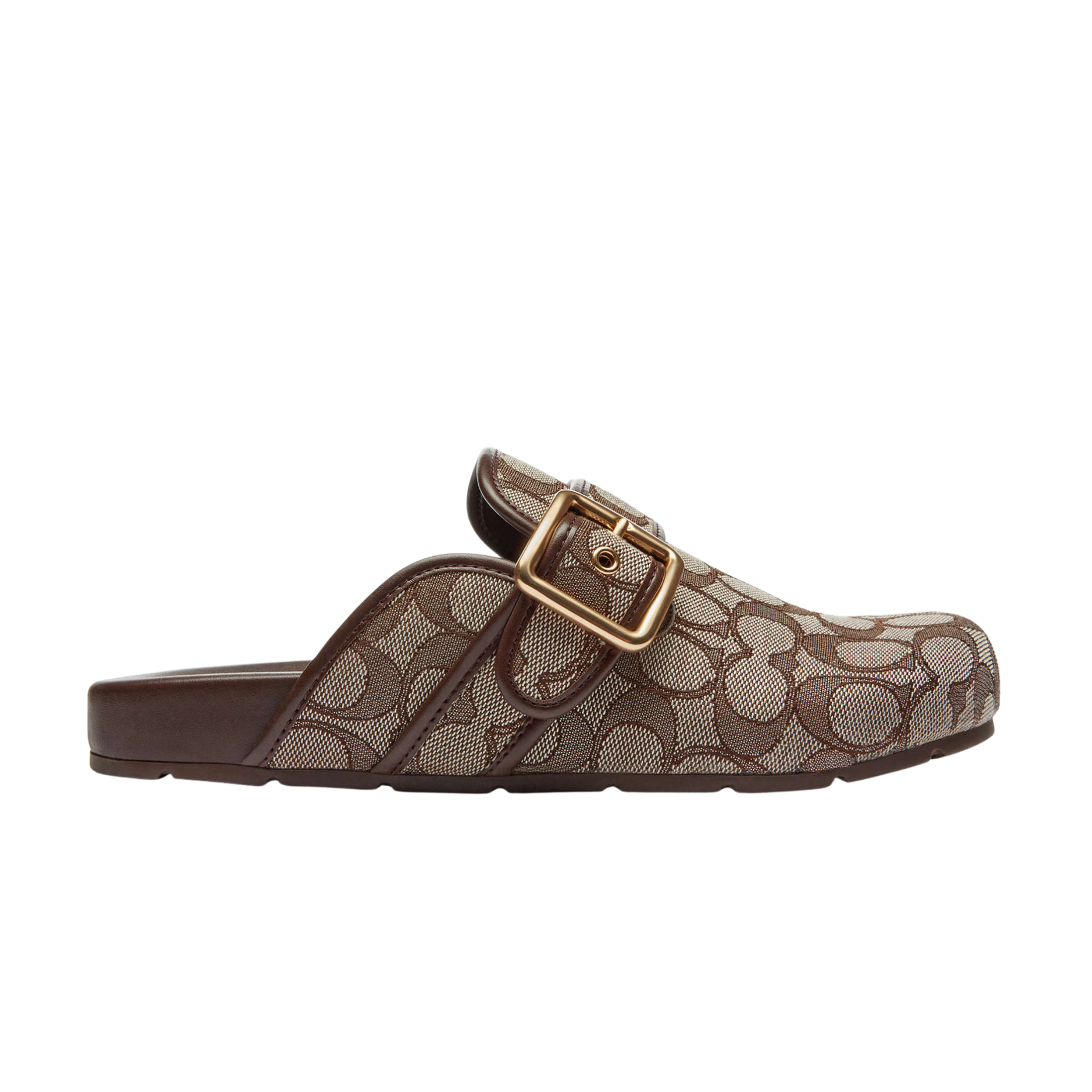 COACH Women's Archival Buckle Clog  - Oak Maple