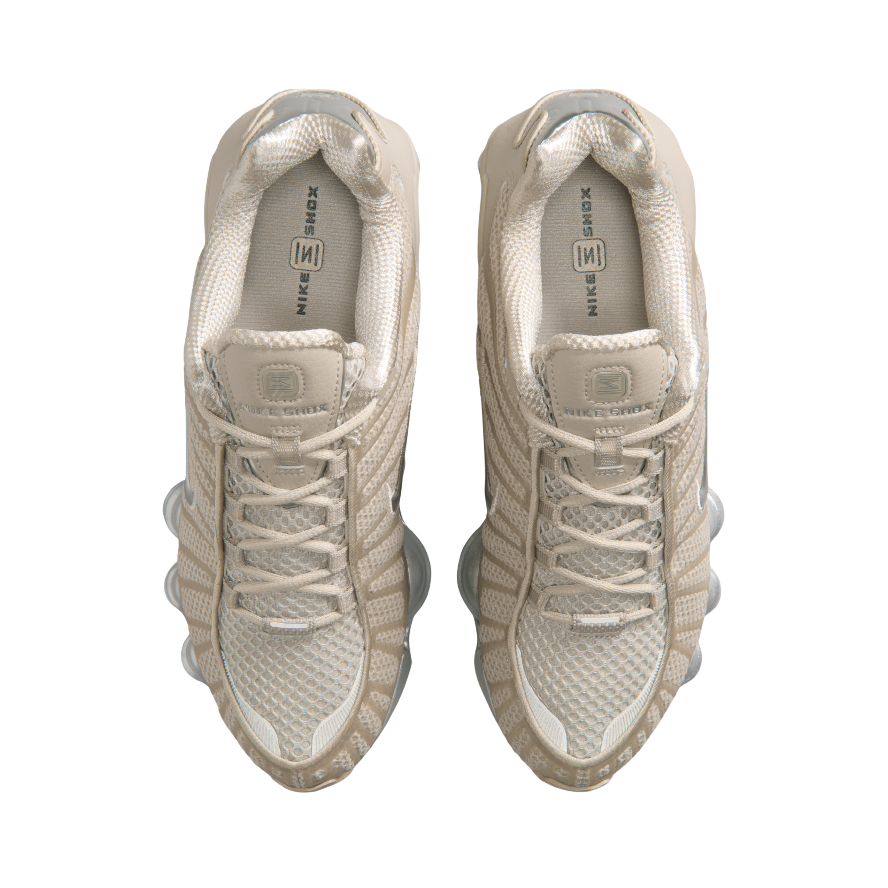 Nike Women Shox TL - Cream II Black Metallic Silver
