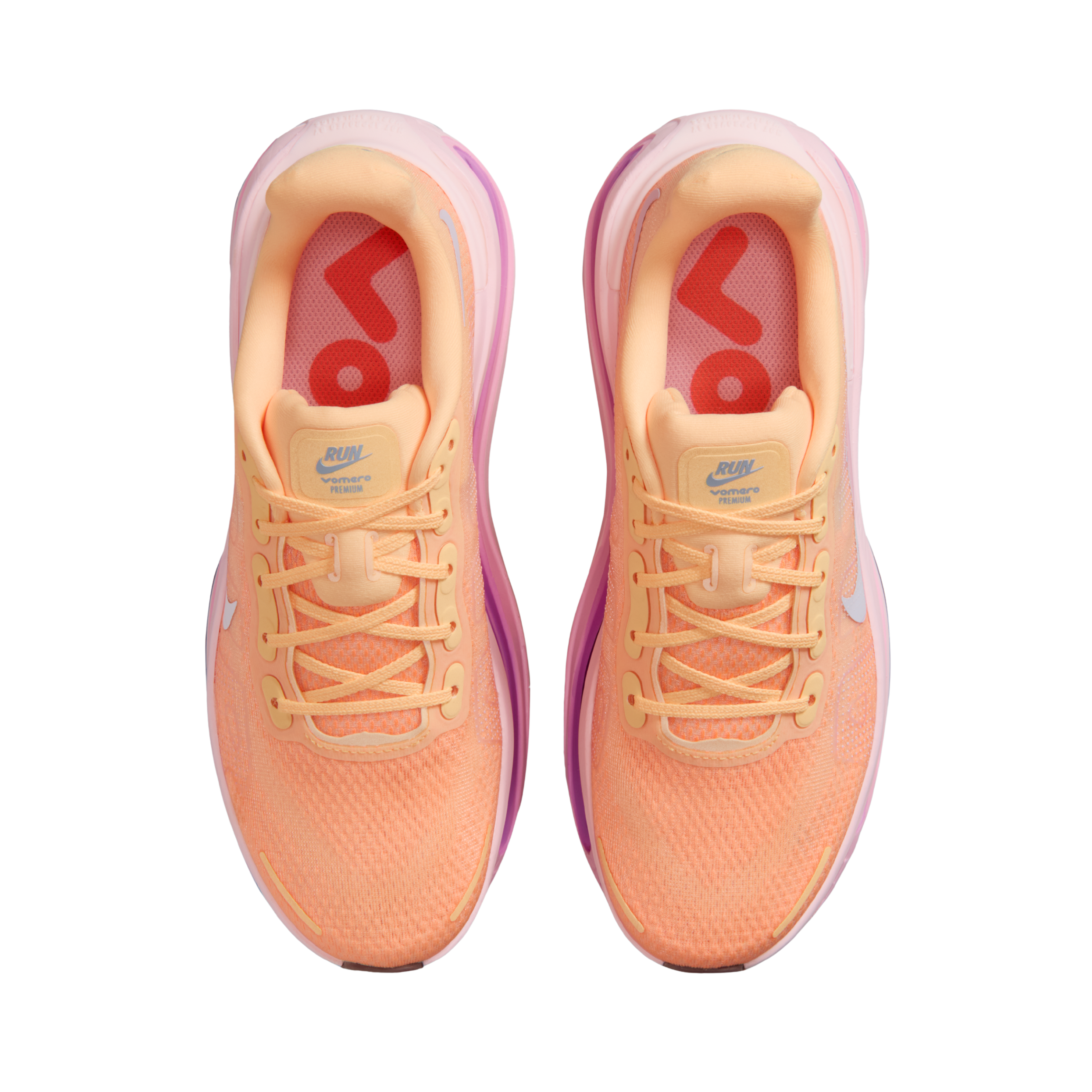 Nike Women's Vomero Premium - Tangerine Tint Bright Crimson Pink Foam
