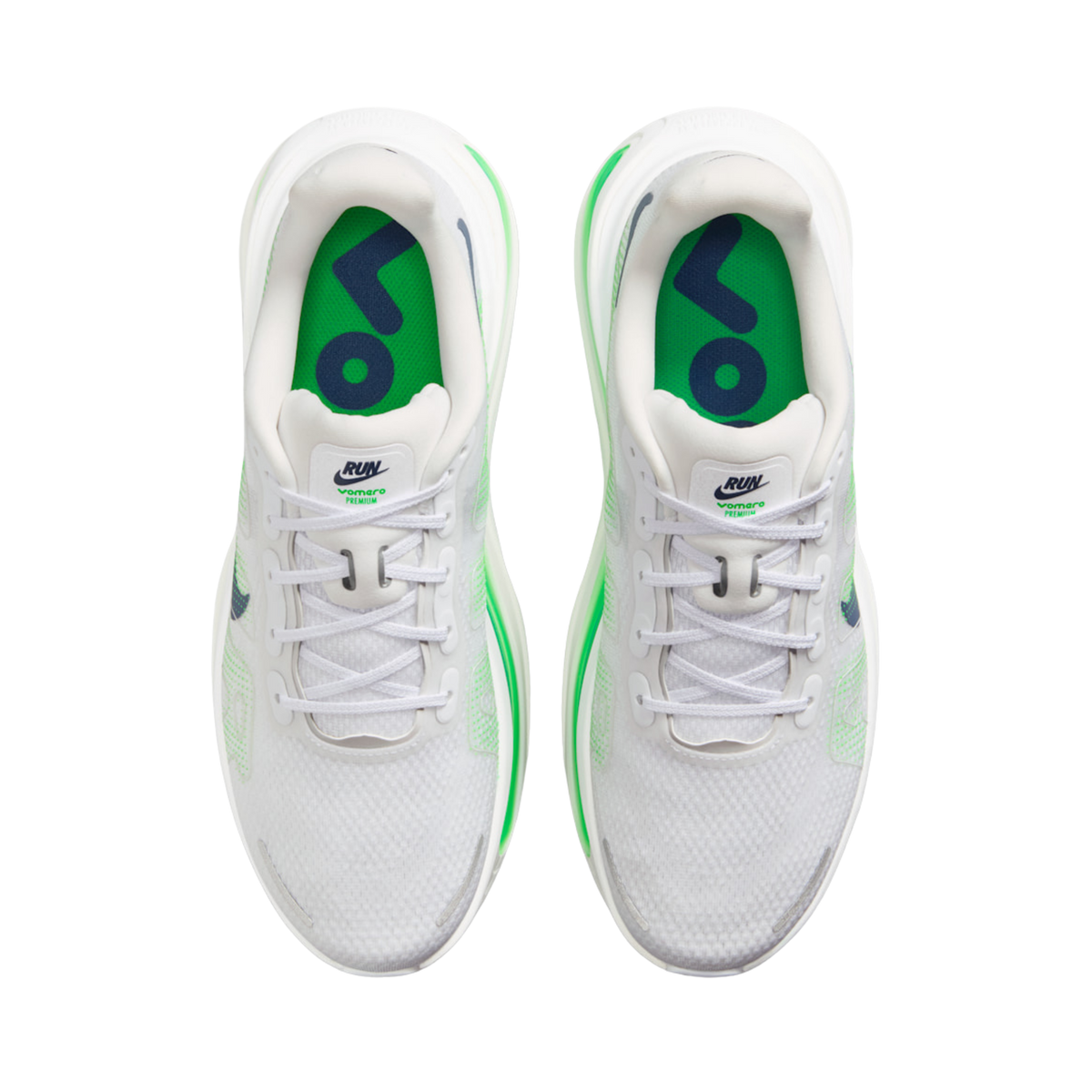 Nike Men's Vomero Premium - White Midnight Navy Green Spark
