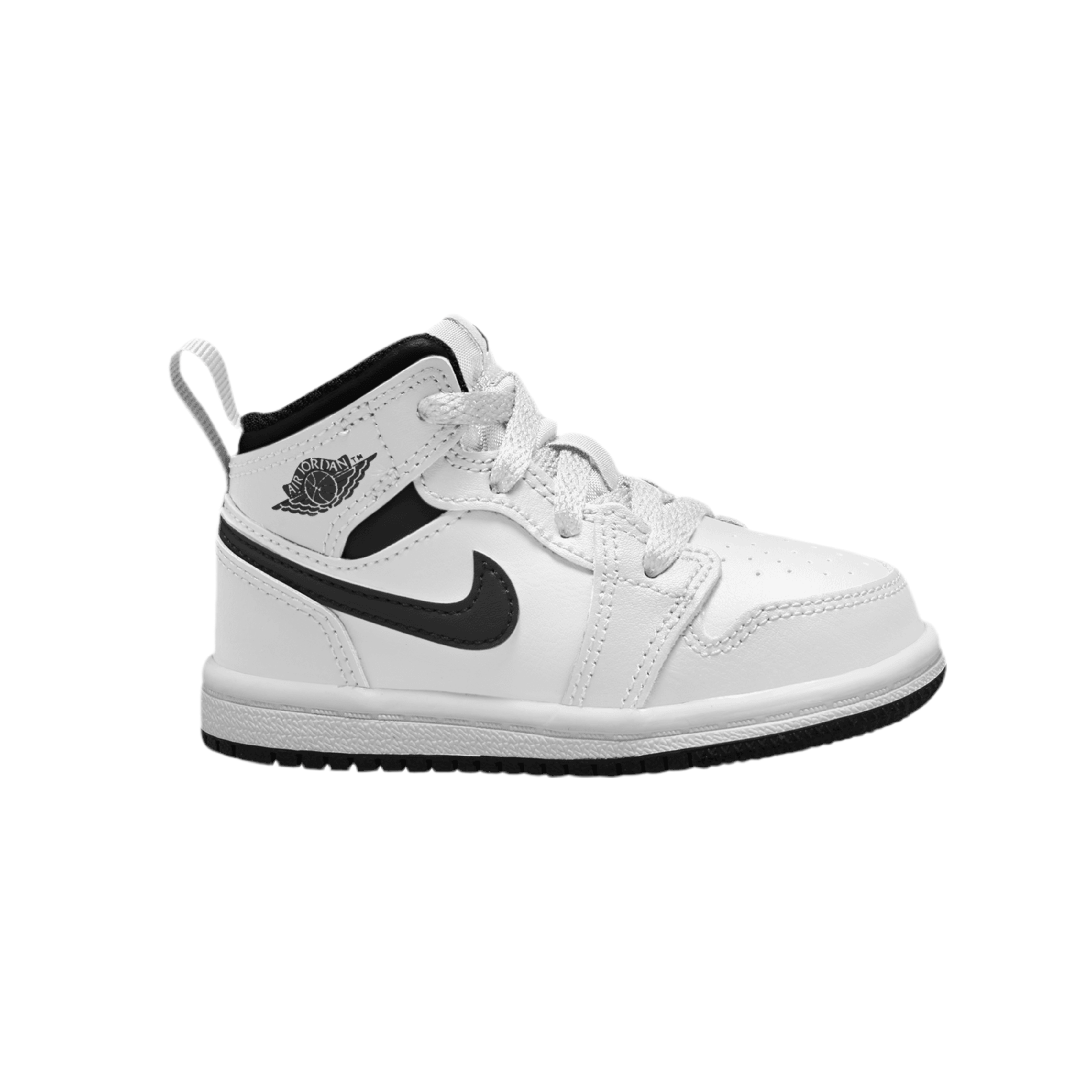 Nike Toddler Jordan AJ1 MID - White Black